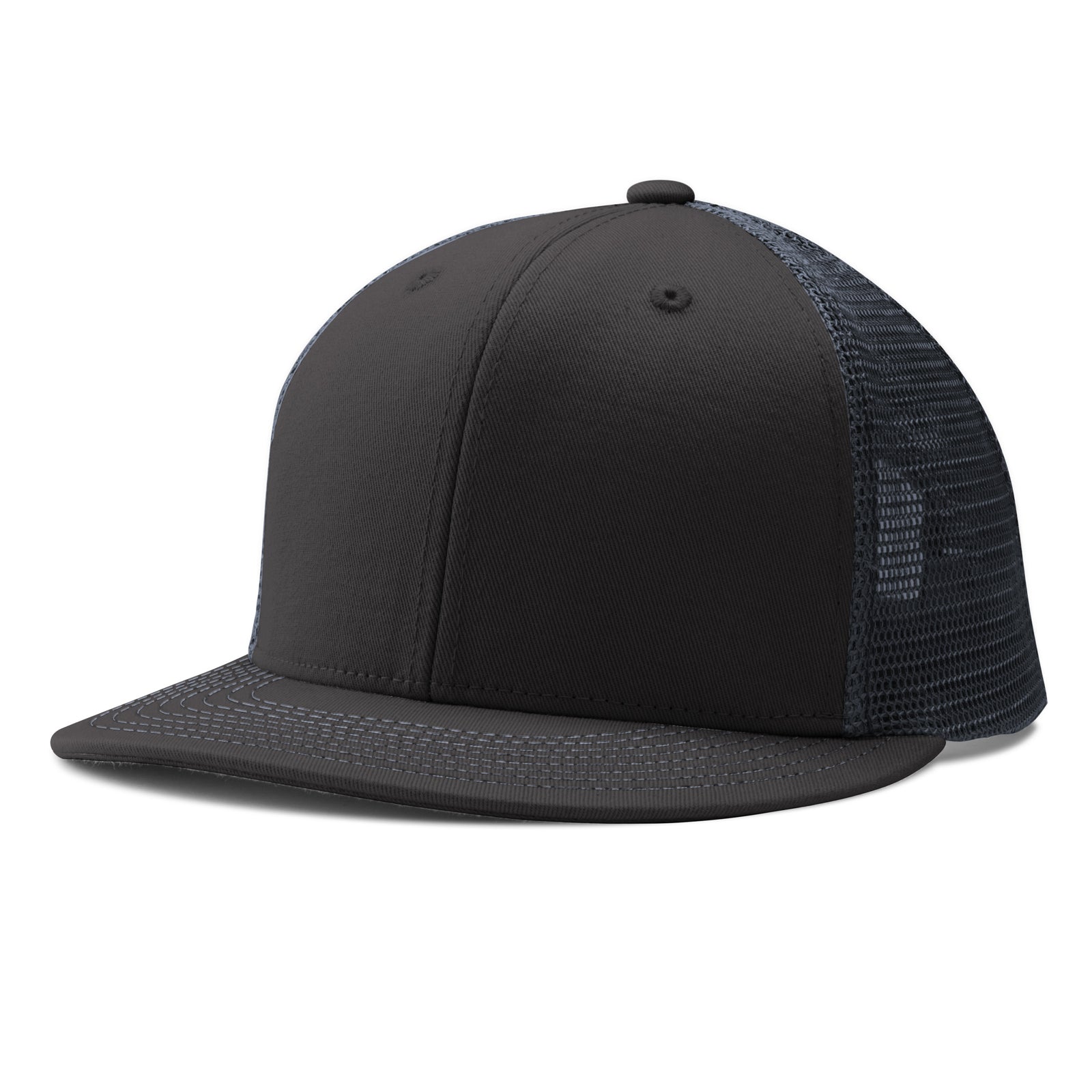 Performance Trucker Snapback - B14 Black Graphite Black