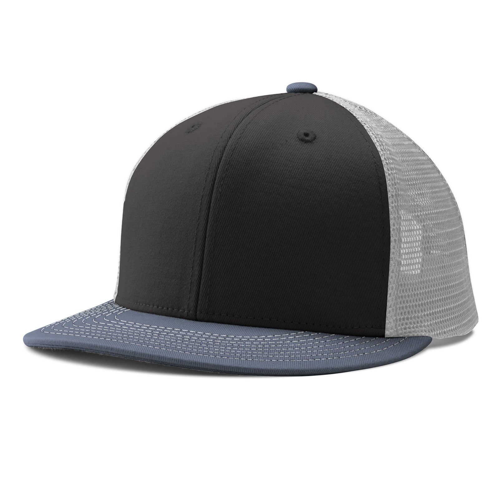 Performance Trucker Snapback - B19 Black White Graphite