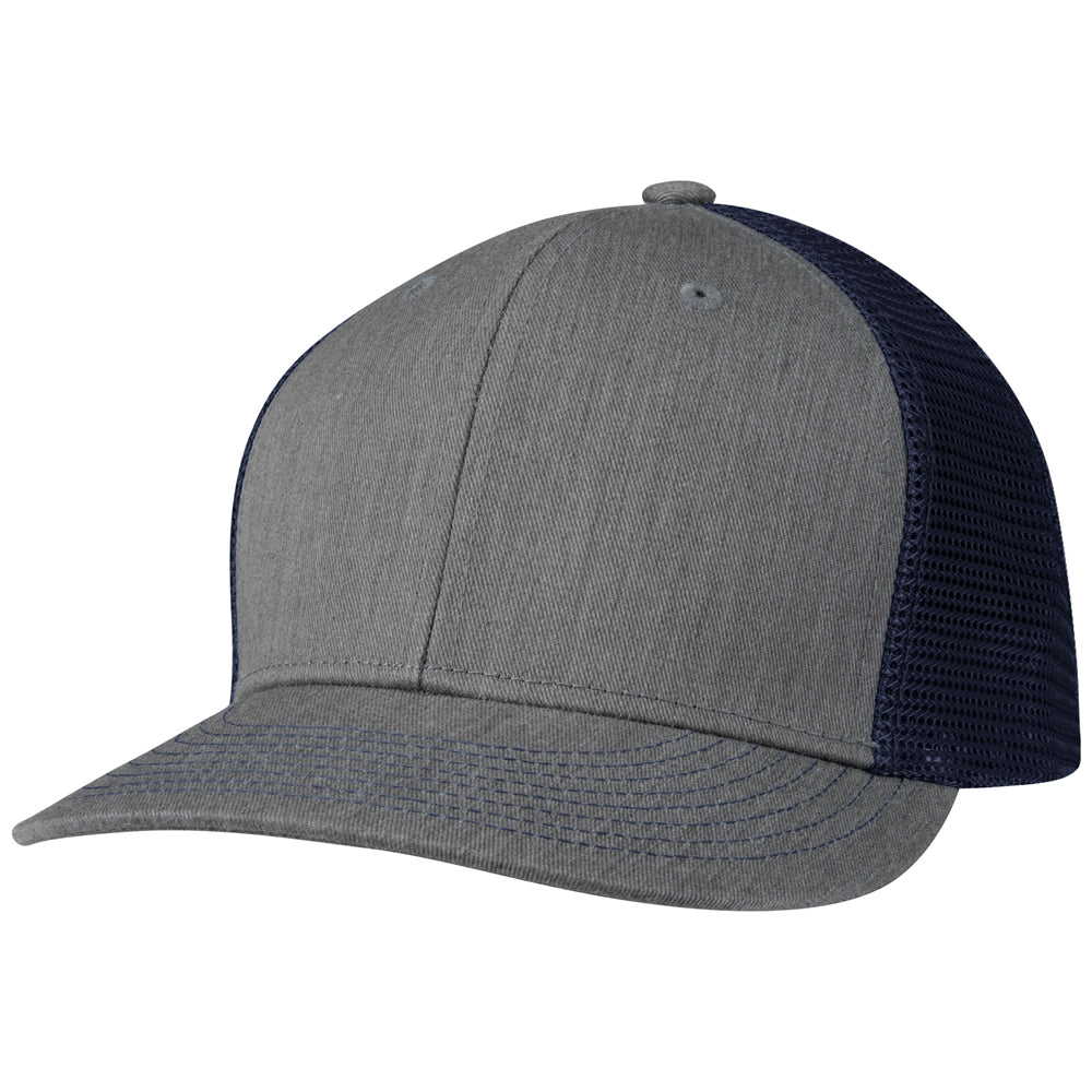 Performance Trucker Snapback - HG4 Heather Navy Heather