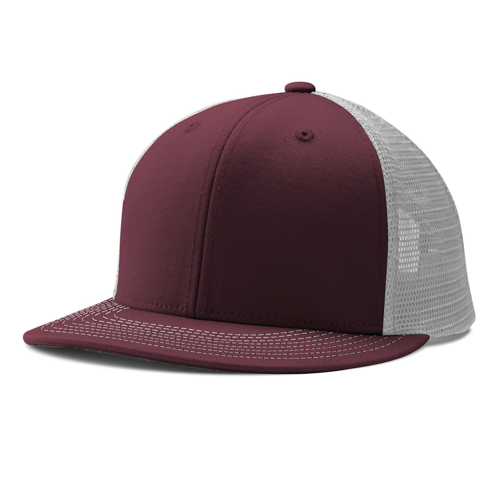 Performance Trucker Snapback - MA4 Maroon White Maroon