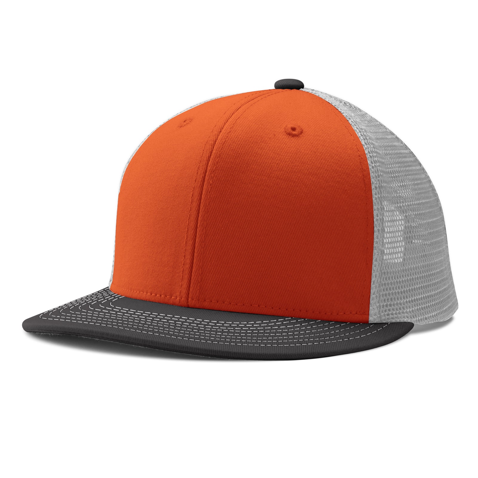 Performance Trucker Snapback - OR4 Orange White Black
