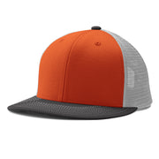 Performance Trucker Snapback - OR4 Orange White Black