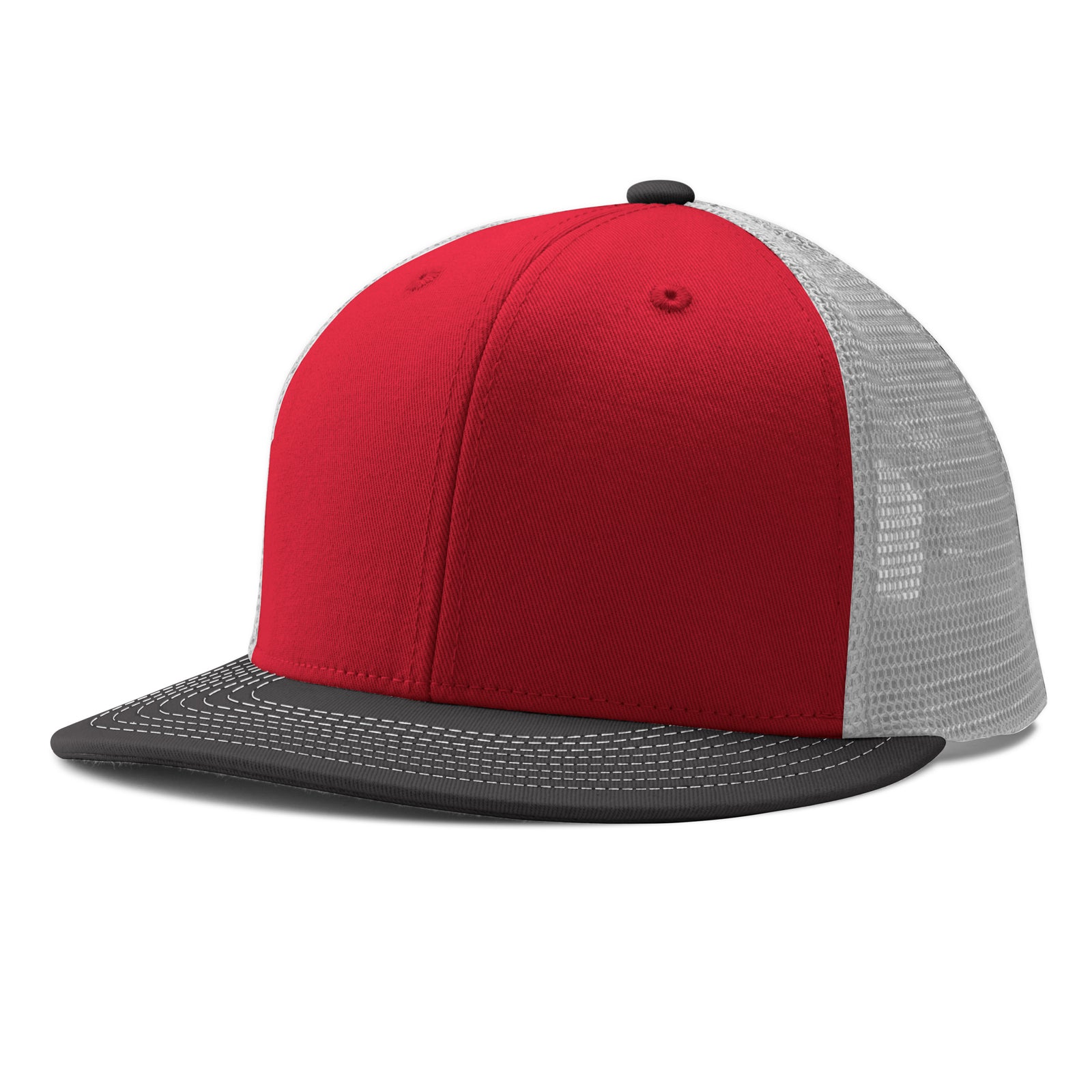 Performance Trucker Snapback - SC8 Scarlet White Black