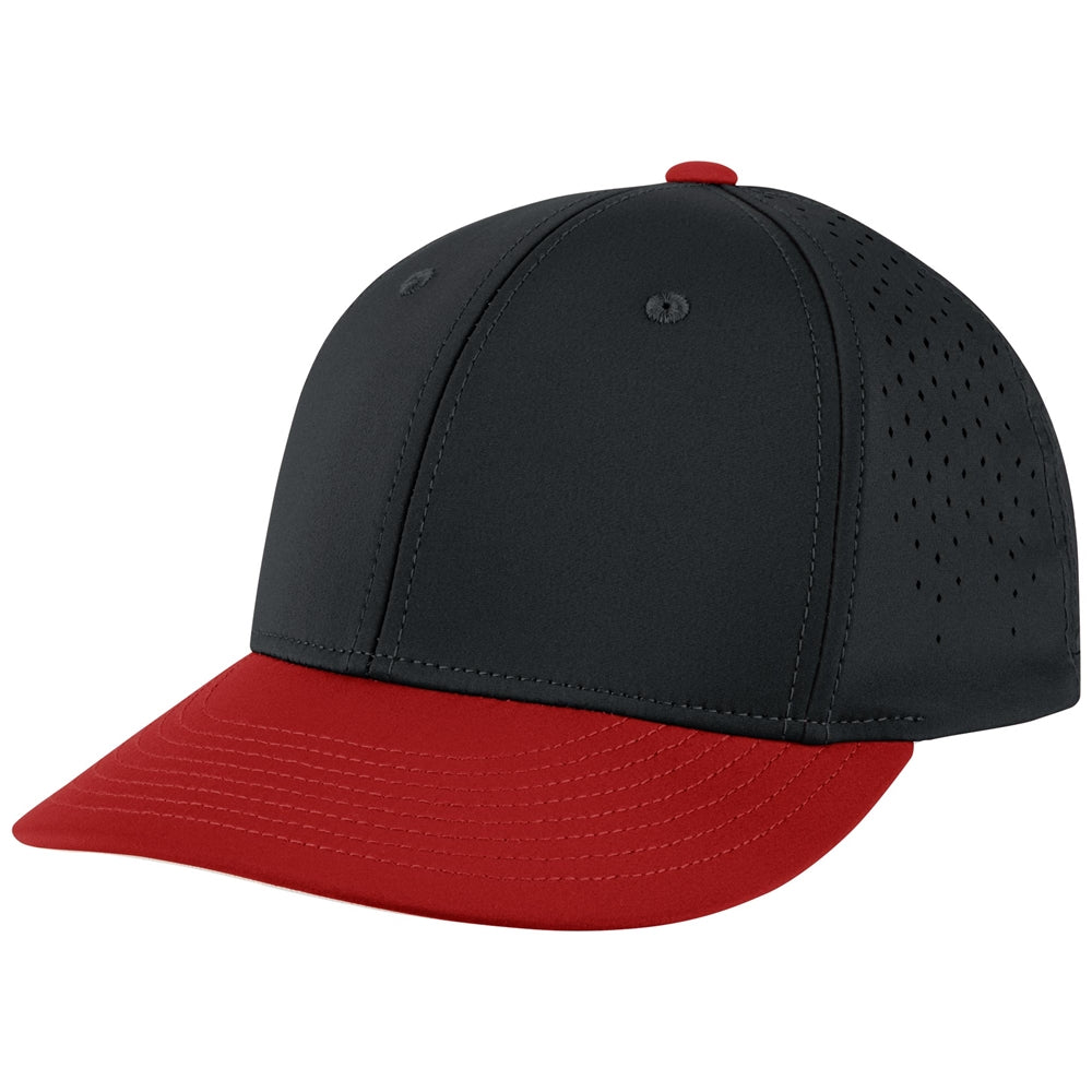 Low Profile Optim Cap - B8 Black Black Scarlet, XSmall/Small
