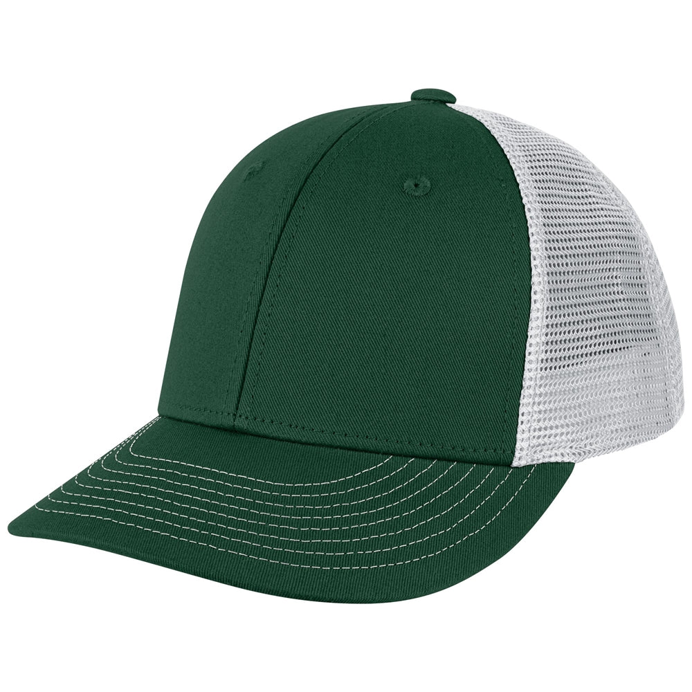 Low Profile Trucker - FG5 Forest Green White Forest Green