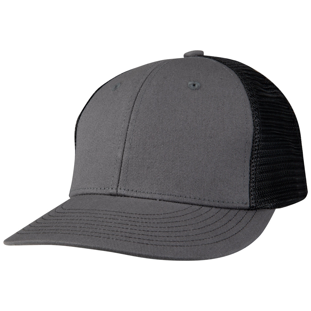 Low Profile Trucker - HG2 Heather Black Heather
