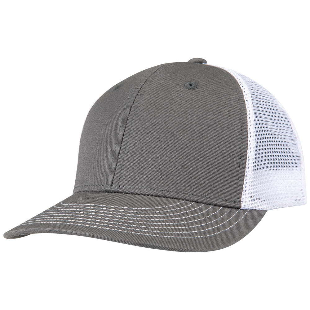 Low Profile Trucker - HG7 Heather White Heather