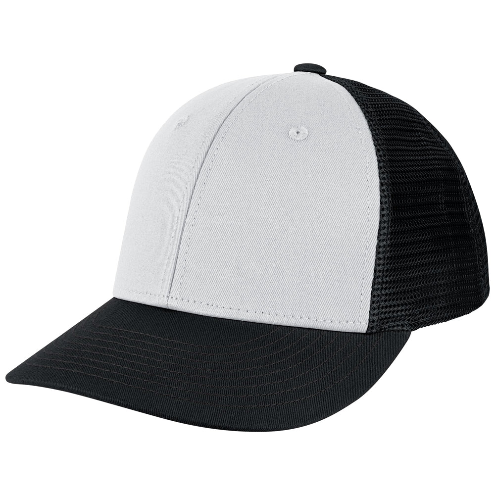Low Profile Trucker - W3 White Black Black