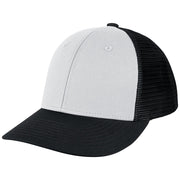 Low Profile Trucker - W3 White Black Black