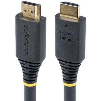 StarTech.com - StarTech 50ft 15.2m Active High Speed HDMI Cable 4K 60Hz/1440p 144Hz 18Gbps UHD HDMI 2.0 Cord TPE Jacket