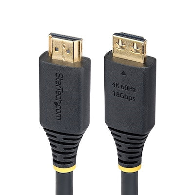 StarTech.com - StarTech 10ft HDMI Cable - 4K 60Hz, HDR10, 18Gbps, Gripping Connectors, TPE Jacket
