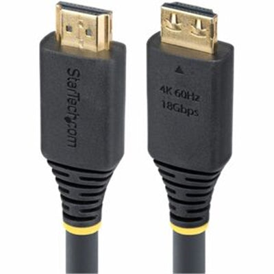 StarTech.com 7m (23ft) High Speed HDMI Cable with Gripping Connectors 4K 60Hz/1440p 144Hz HDR10/HDCP 2.2/ARC 18Gbps UHD HDMI Cord for TV/Monitor/Displ