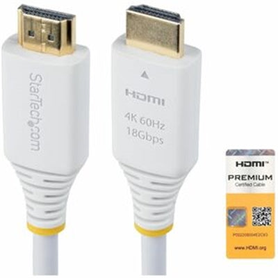 StarTech.com - StarTech 6ft Premium Certified High Speed HDMI Cable HDMI2-CABLE-4K60-6FW