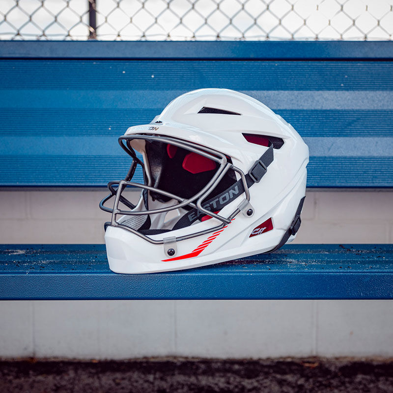 Easton Hellcat Small/Medium Slowpitch Helmet - White