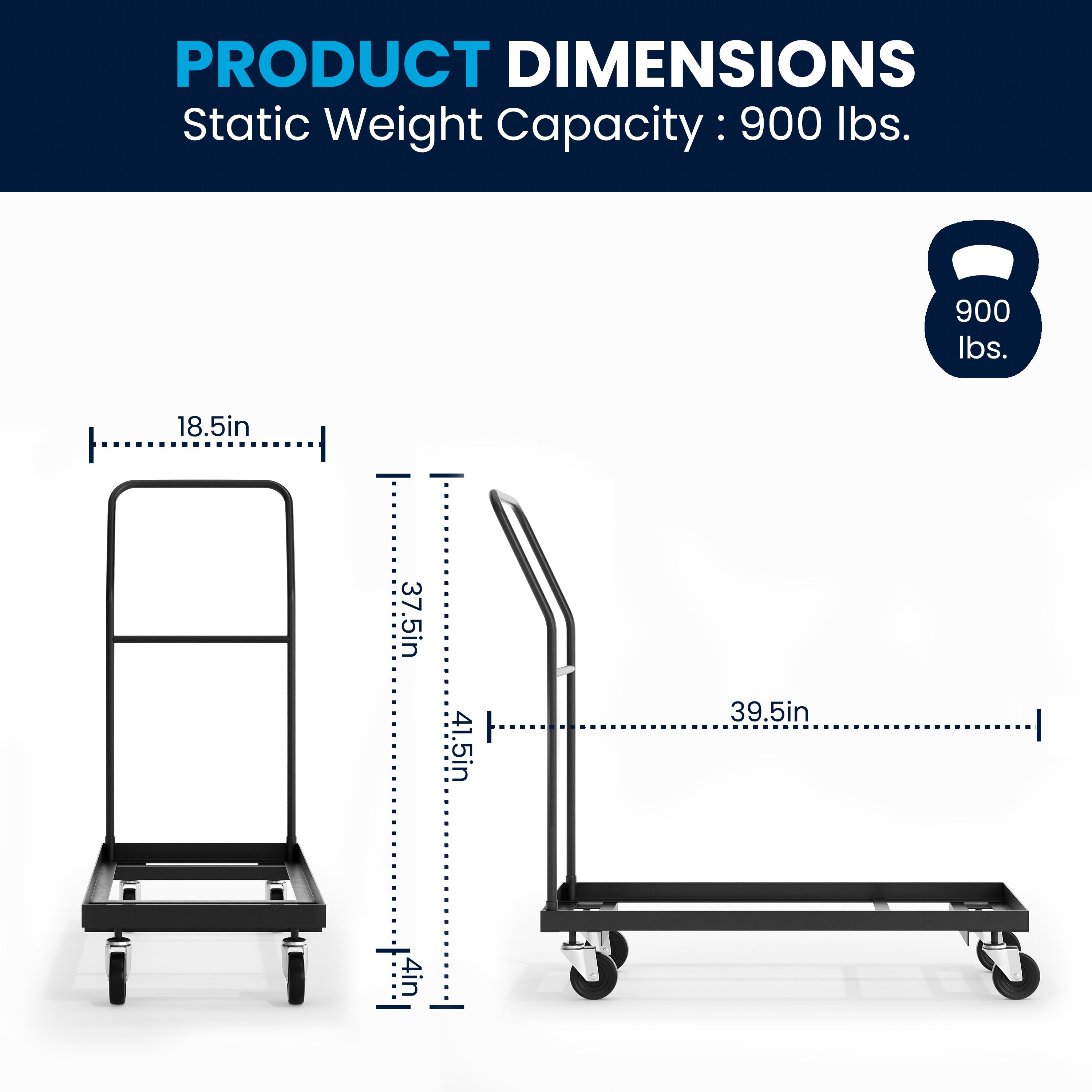 Kaden Folding Chair Dolly