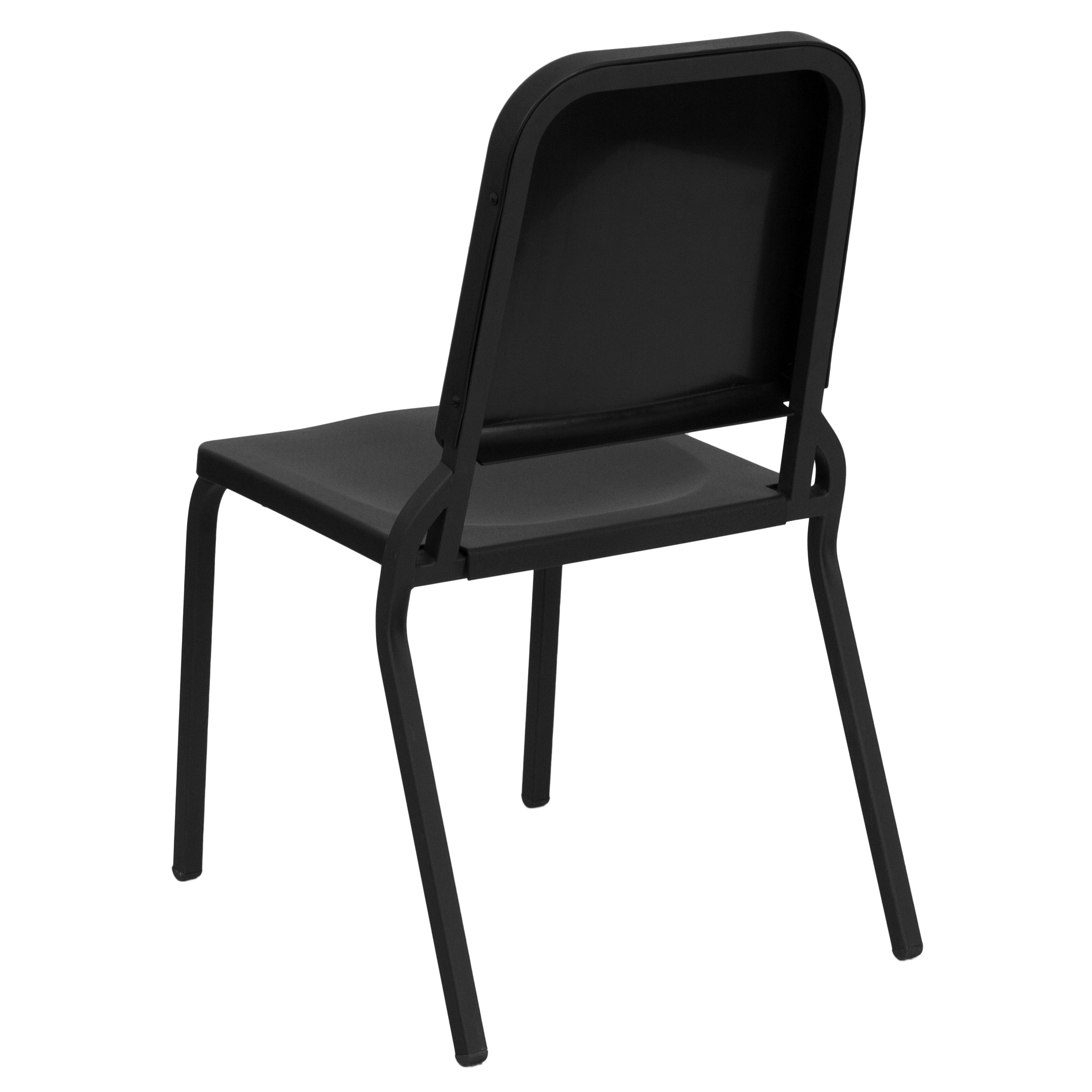 HERCULES Series Black High Density Stackable Melody Band/Music Chair