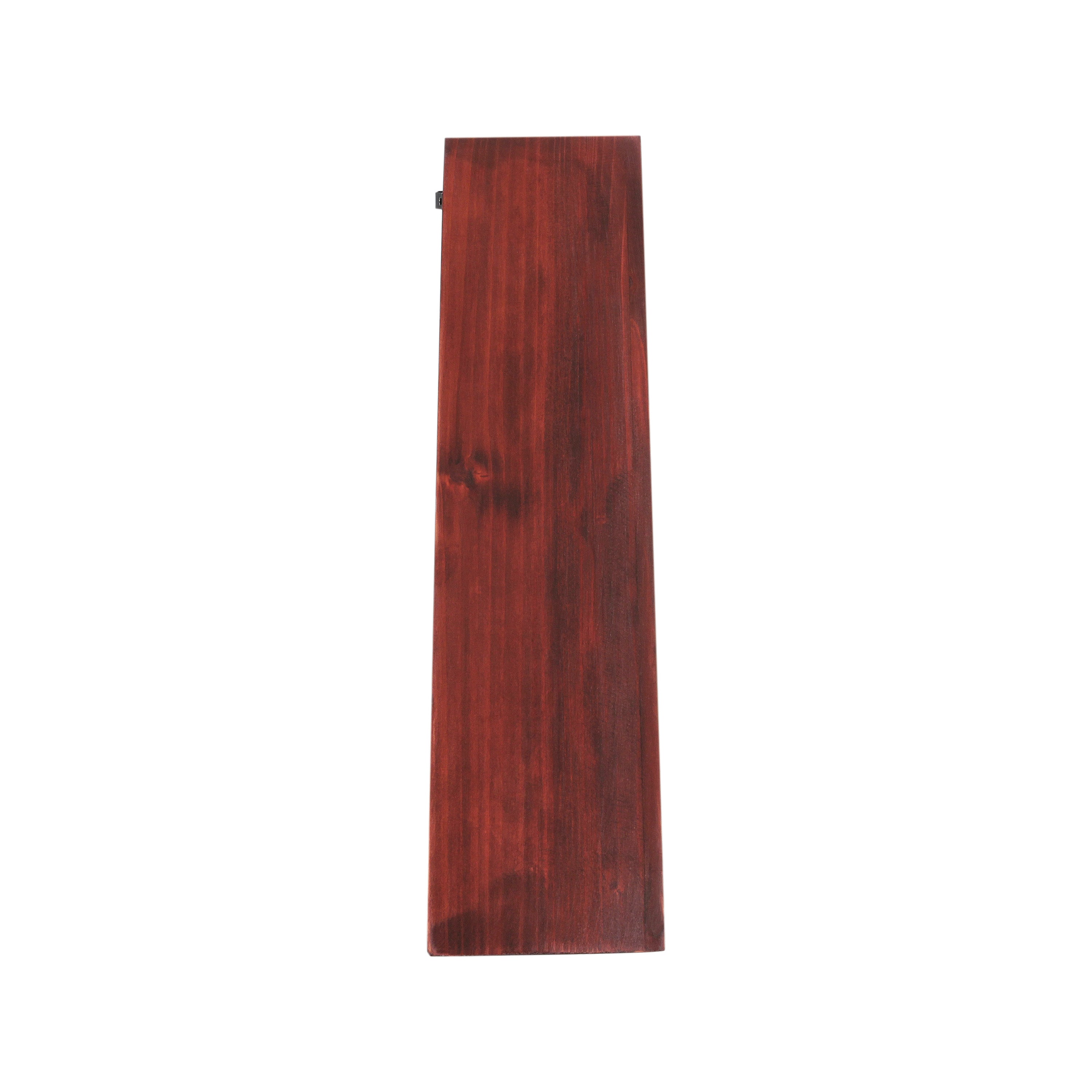 Sheehan Mahogany Memorial Flag Display Case - Solid Wood Military Flag Display Case for 9.5 x 5 American Veteran Flag