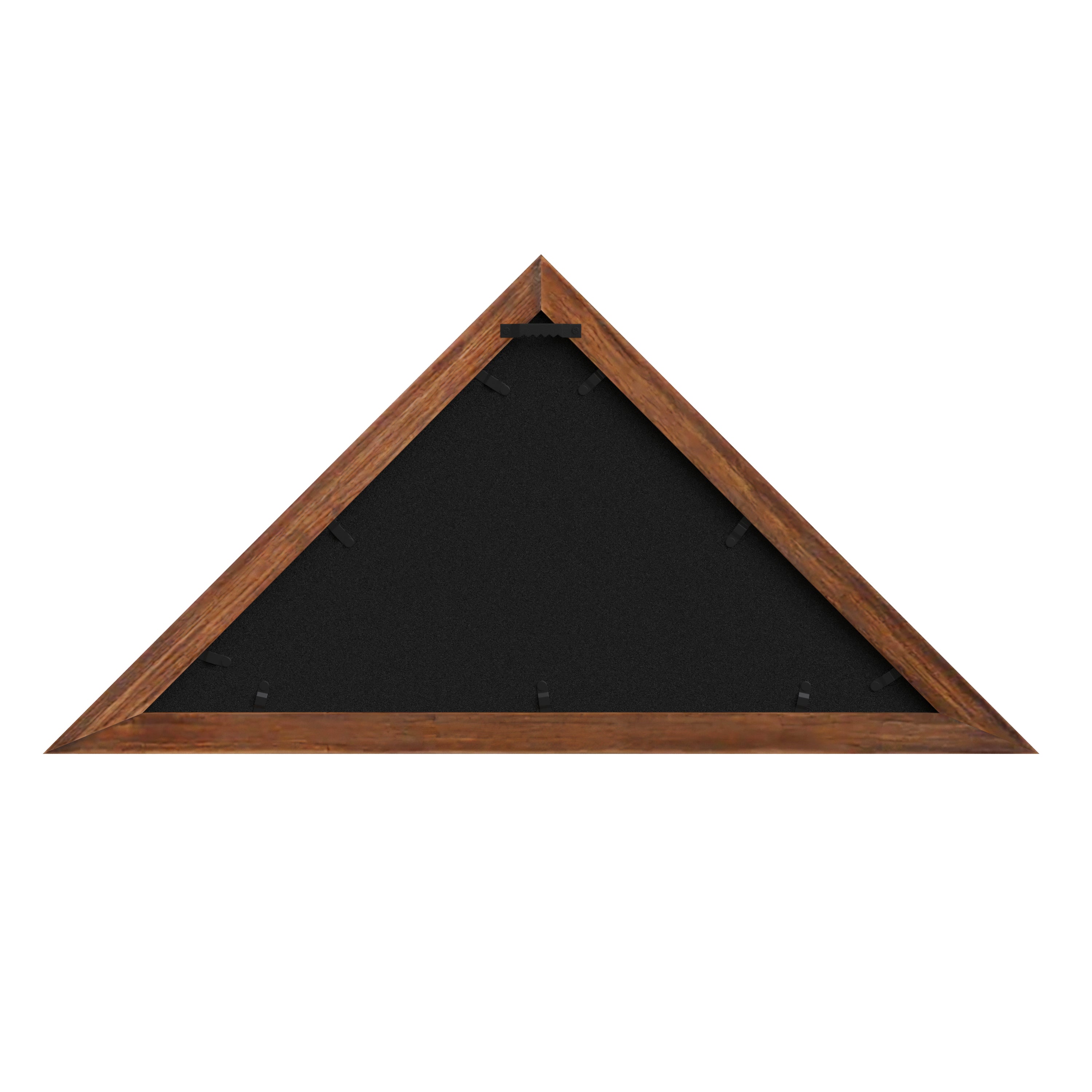 Sheehan Rustic Brown Memorial Flag Display Case - Solid Wood Military Flag Display Case for 9.5 x 5 American Veteran Flag