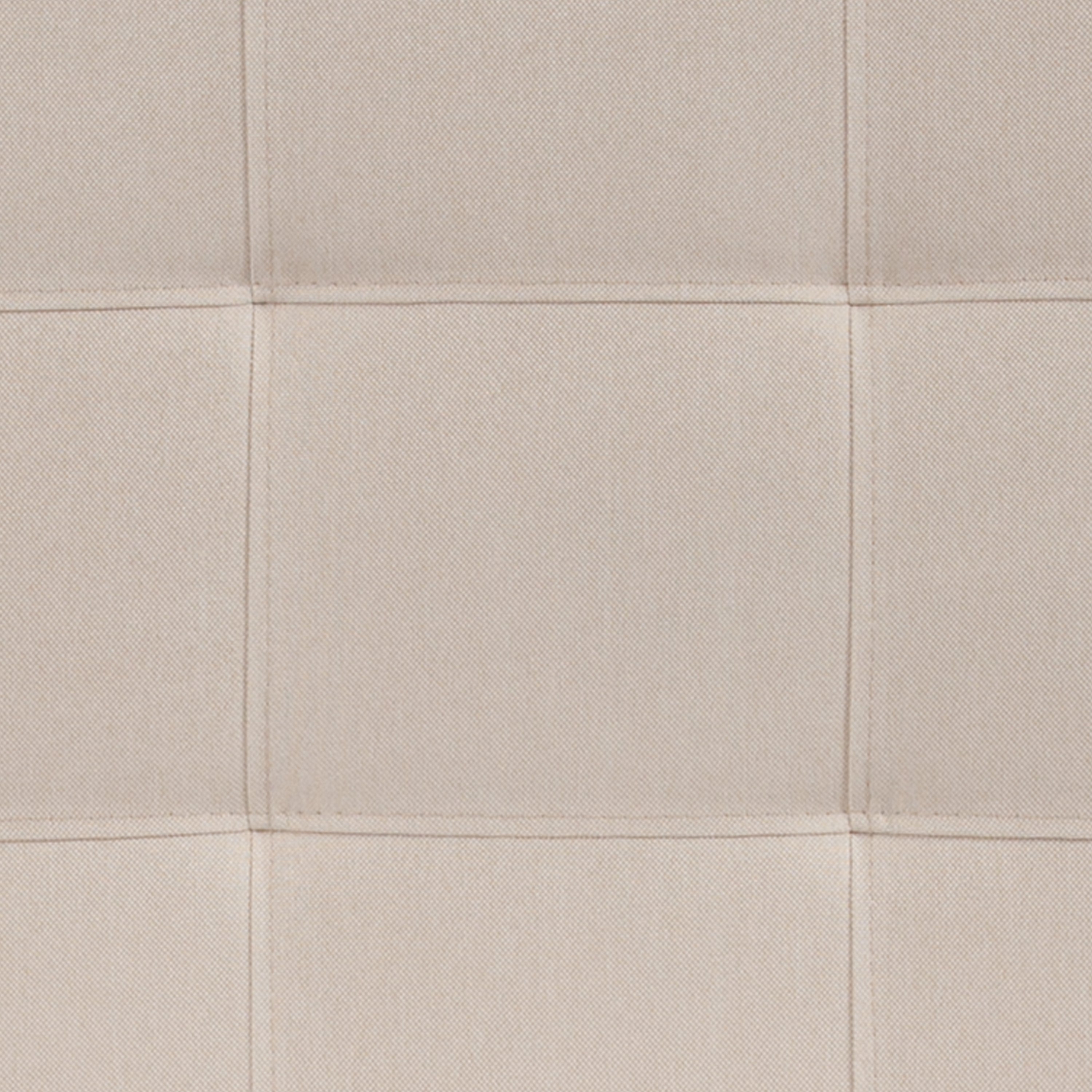 Bedford Tufted Upholstered King Size Headboard in Beige Fabric