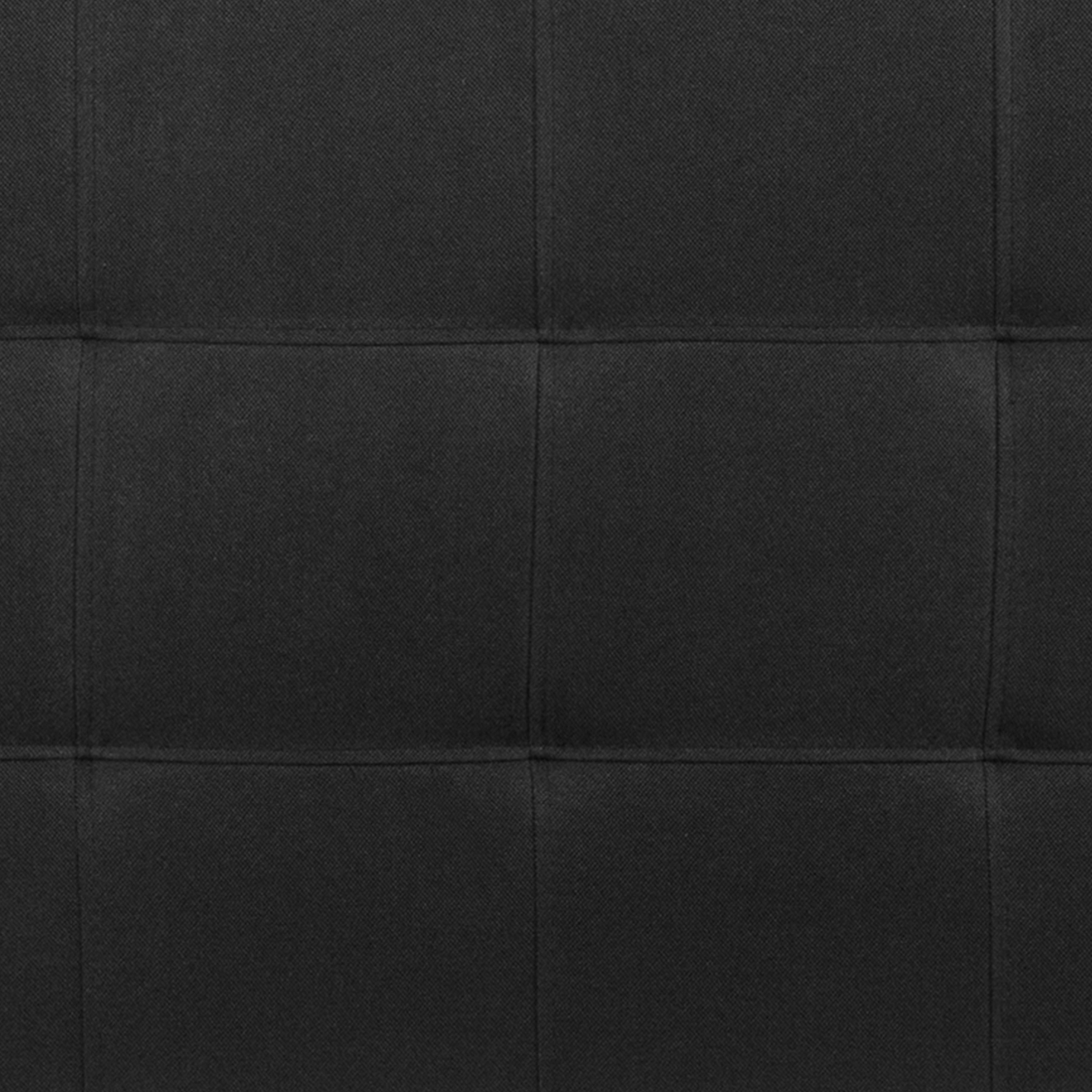 Bedford Tufted Upholstered King Size Headboard in Black Fabric