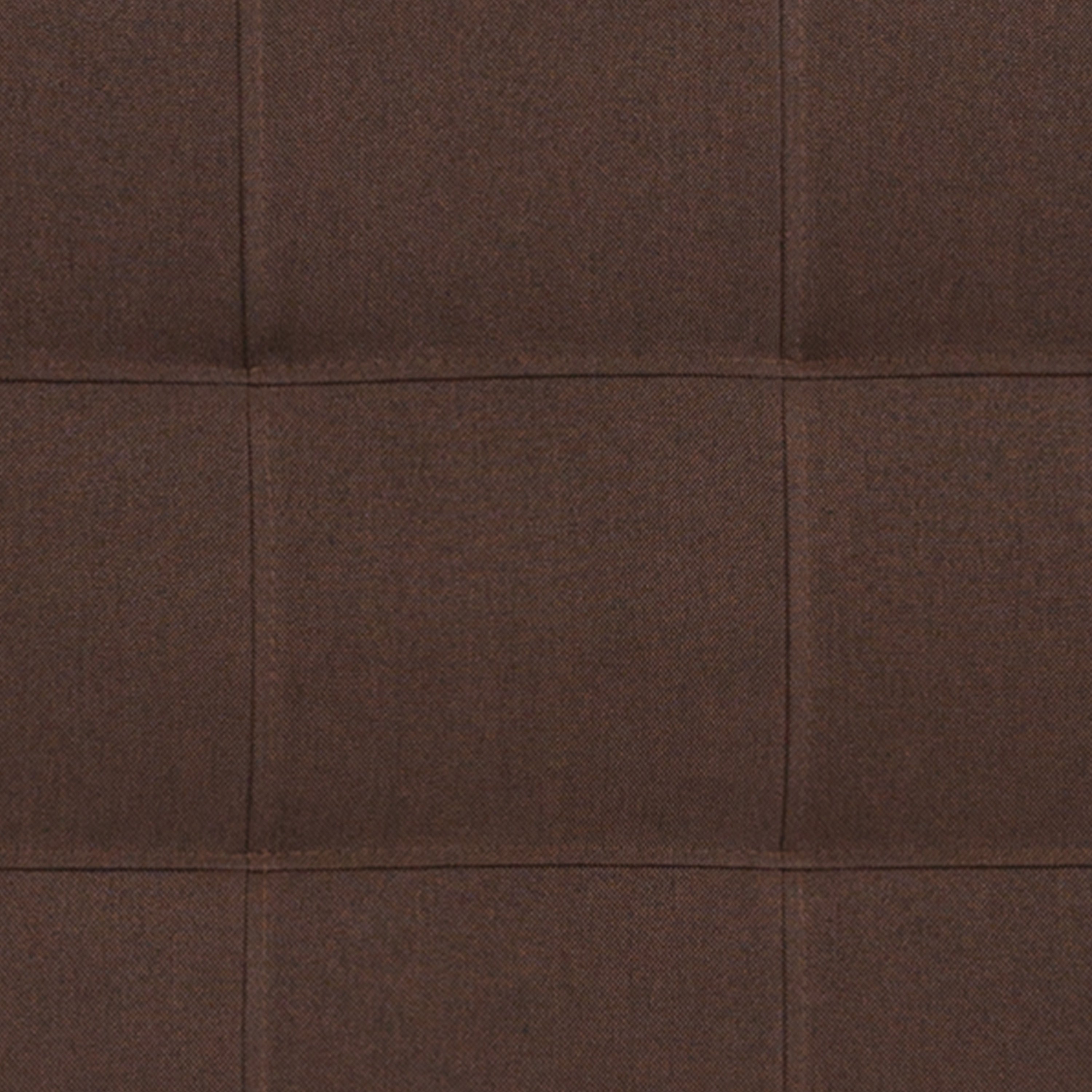 Bedford Tufted Upholstered King Size Headboard in Dark Brown Fabric