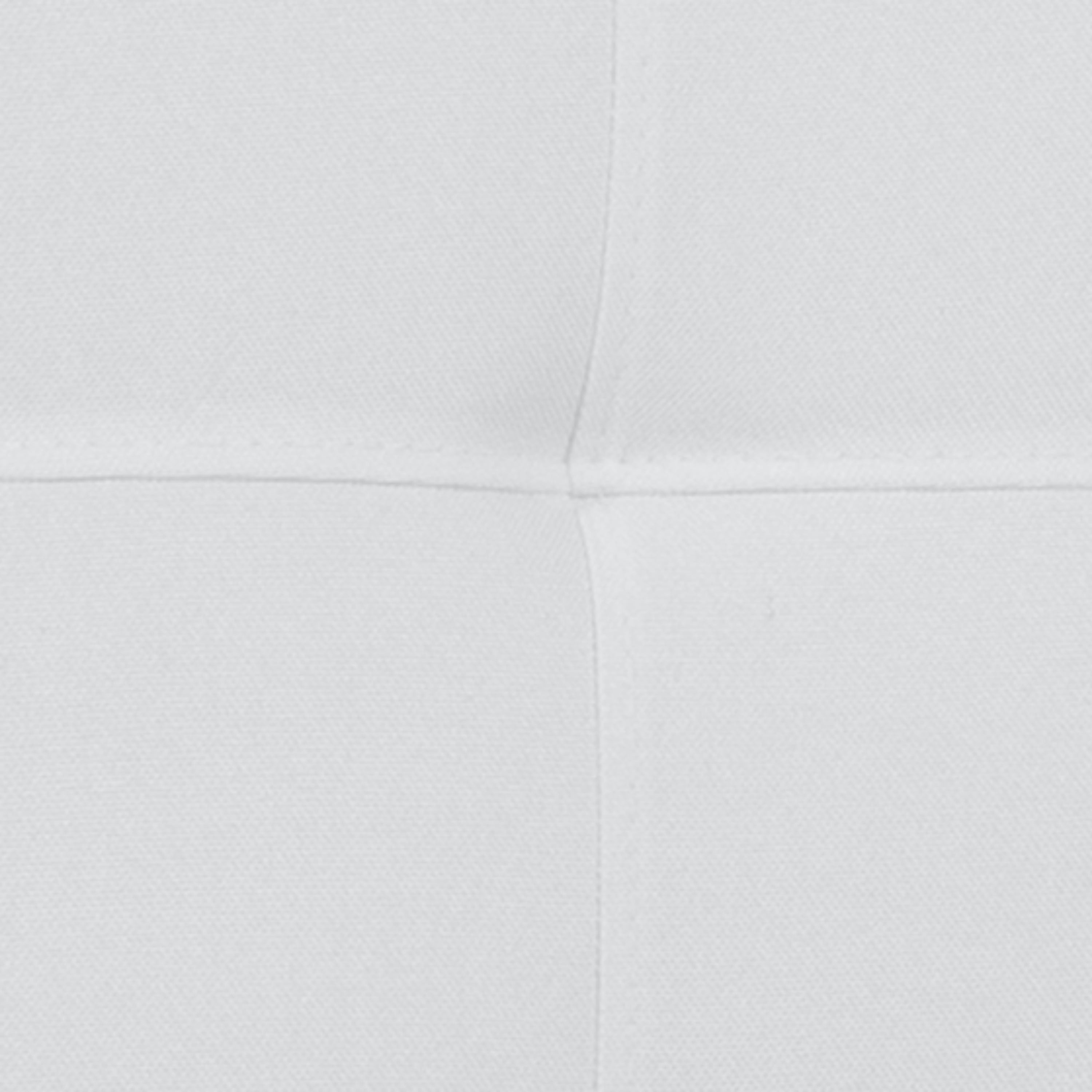 Bedford Tufted Upholstered Twin Size Headboard in White Fabric