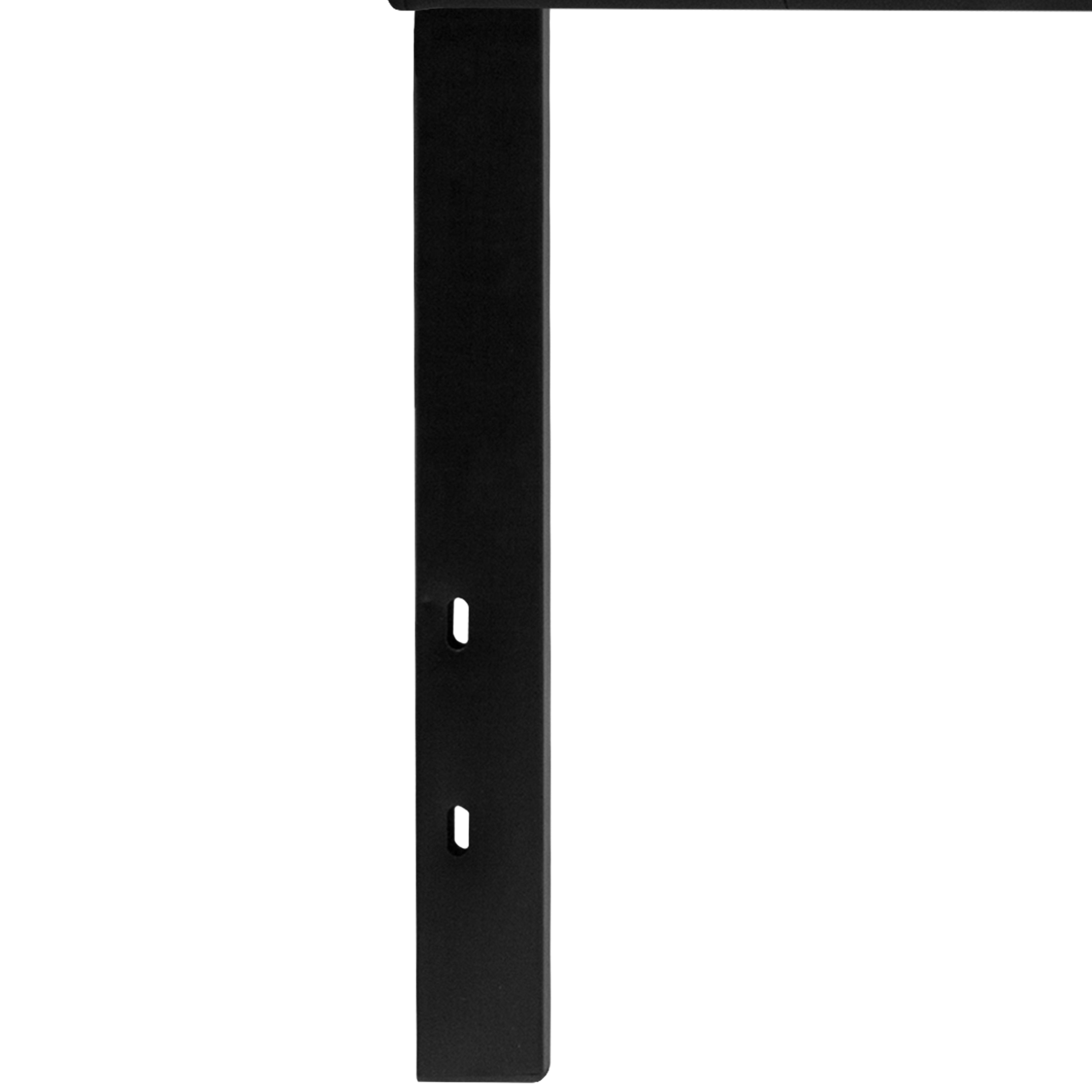 Lennox Tufted Upholstered Queen Size Headboard in Black Vinyl