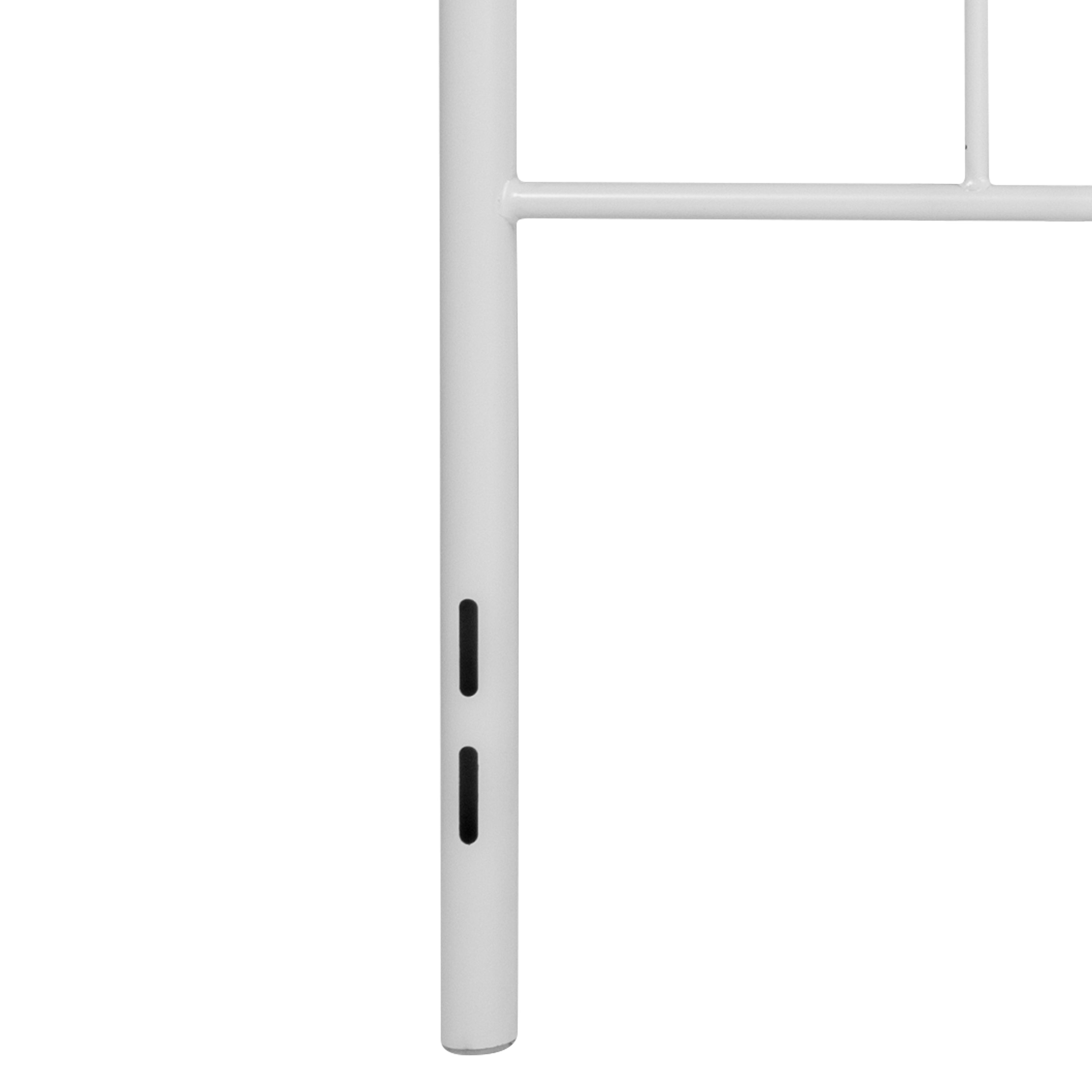 Woodstock Decorative White Metal Queen Size Headboard