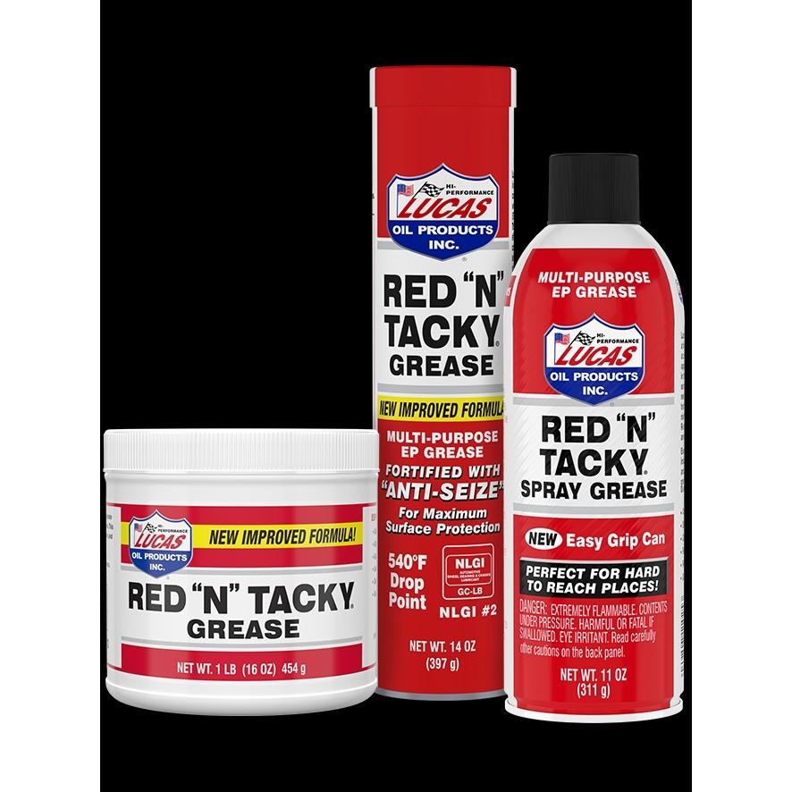 LUCA10005 Highline Chemicals, Lucas Oil Red Lithium Grease, Red 'N' Tacky