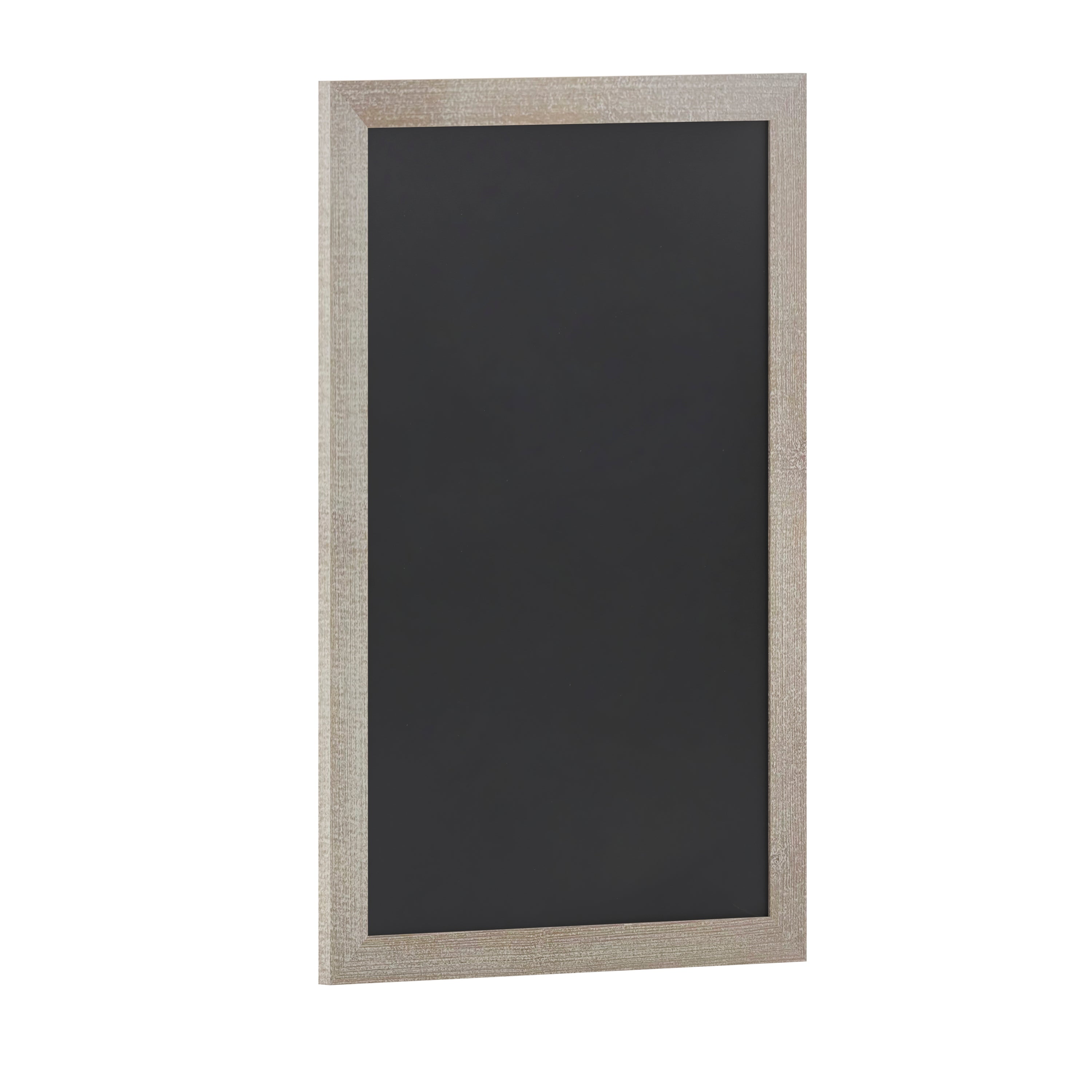Canterbury 24" x 36" Weathered Wall Mount Magnetic Chalkboard Sign with Eraser, Hanging Wall Chalkboard Memo Board for Home, School, or Business