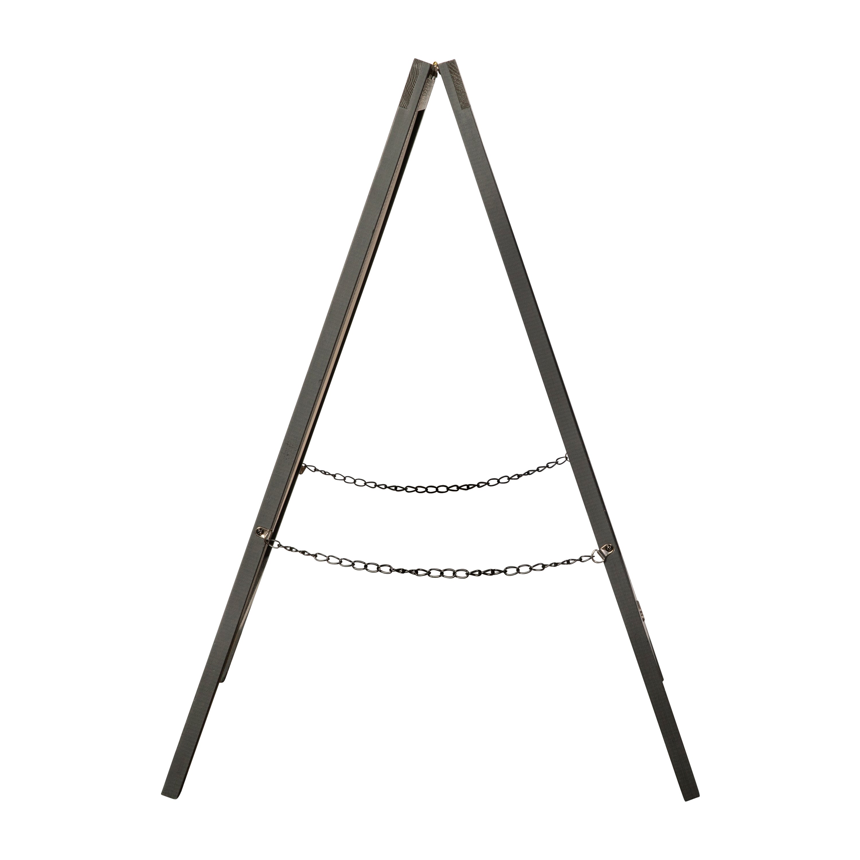 Canterbury 30" x 20" Vintage Wooden A-Frame Magnetic Indoor/Outdoor Chalkboard Sign, Freestanding Double Sided Extra Large Message Board, Black