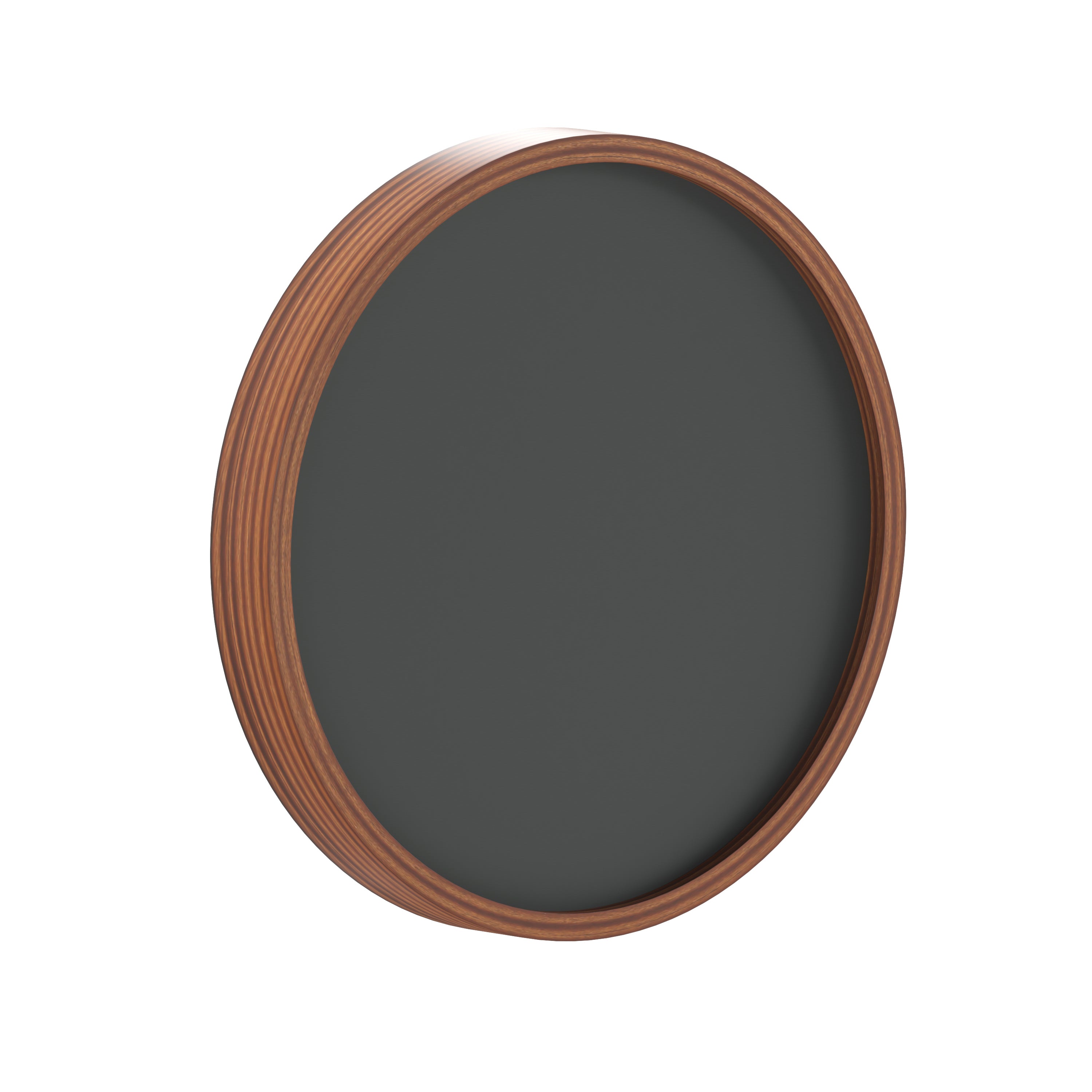 Canterbury 12" Round Wall Mounted Magnetic Chalkboards for Home or Business with Eraser and Chalk in Rustic Pine Wood Frames, Set of 2