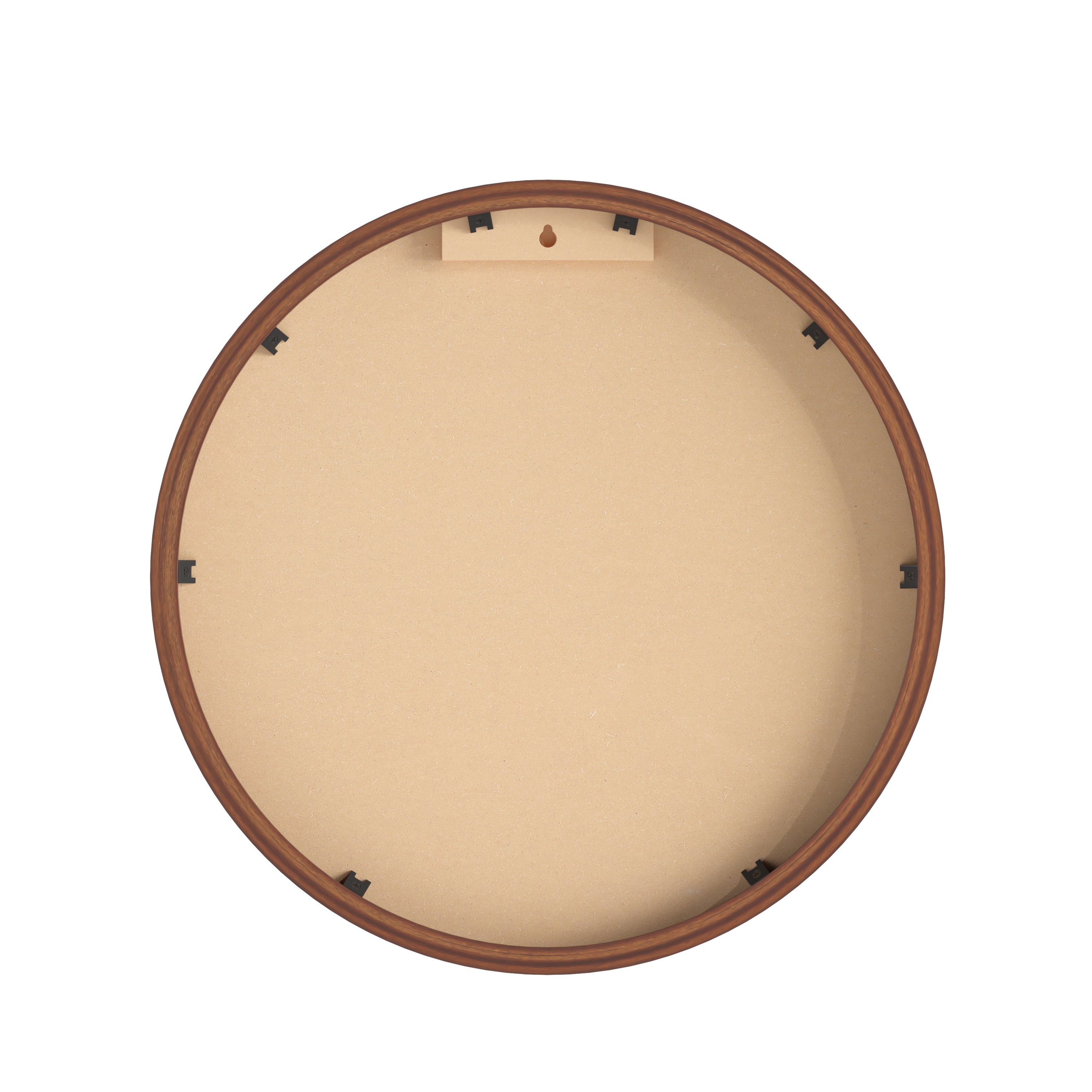 Canterbury 12" Round Wall Mounted Magnetic Chalkboards for Home or Business with Eraser and Chalk in Rustic Pine Wood Frames, Set of 2