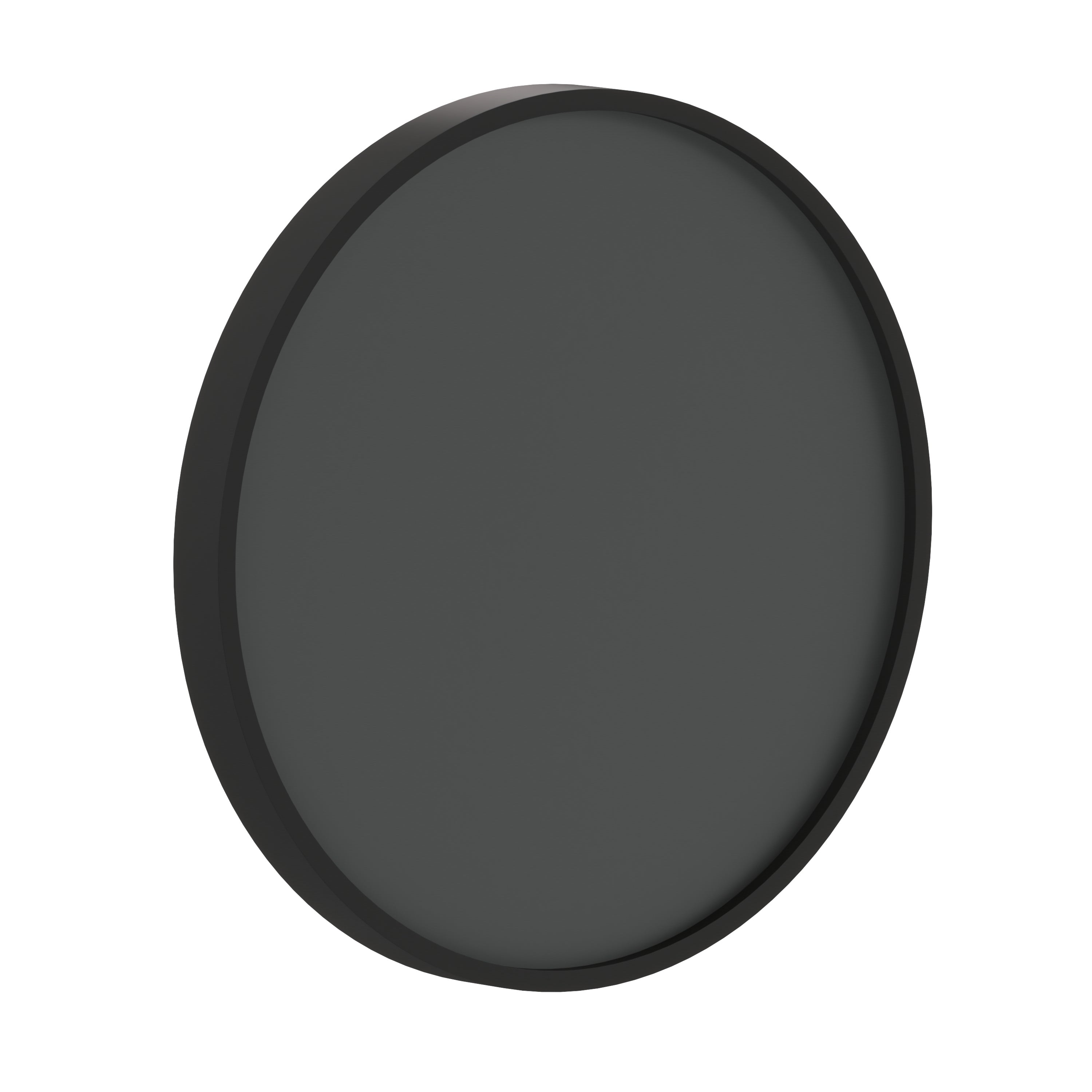 Canterbury 18" Round Wall Mounted Magnetic Chalkboard for Home or Business with Eraser and Chalk in Black Pine Wood Frame