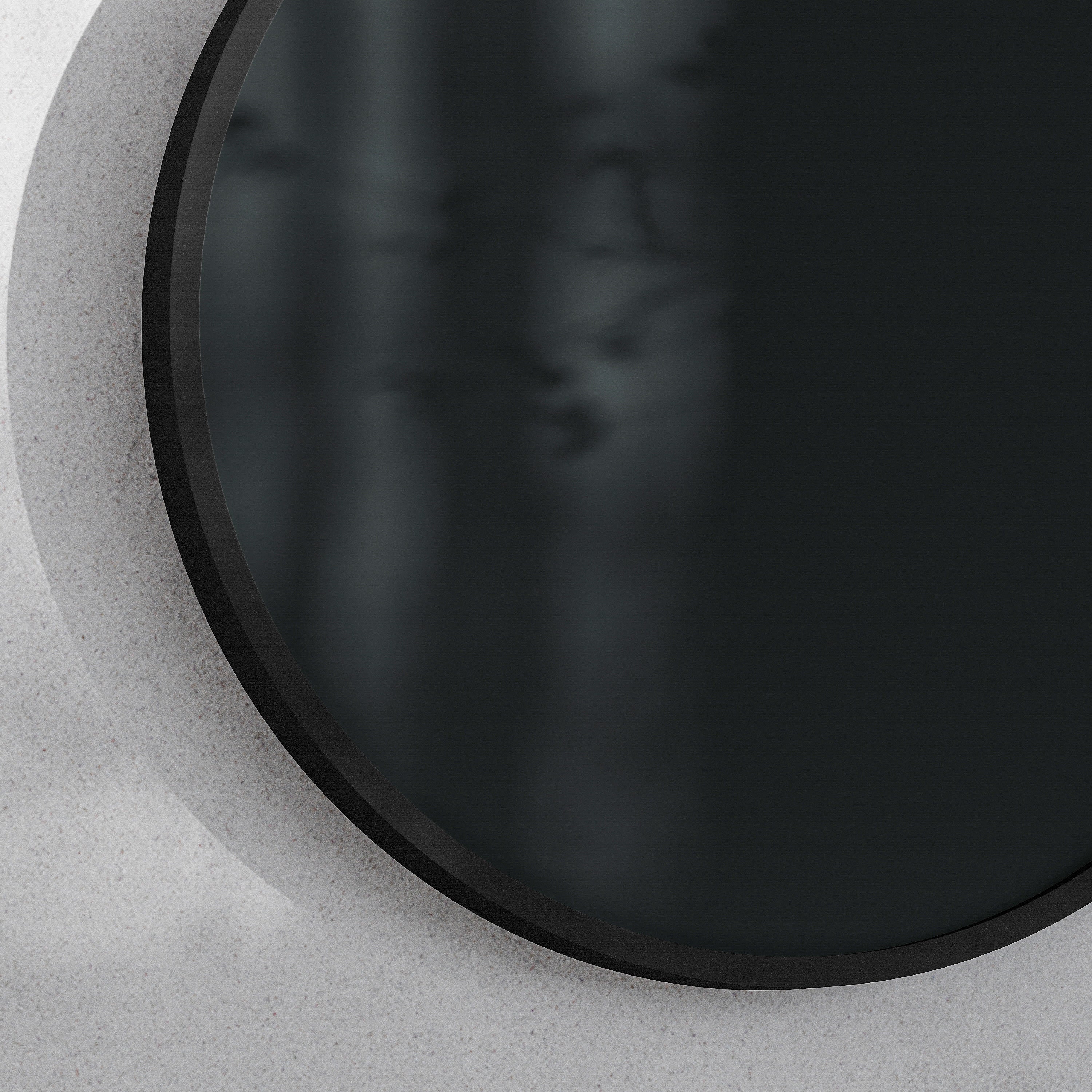 Canterbury 18" Round Wall Mounted Magnetic Chalkboard for Home or Business with Eraser and Chalk in Black Pine Wood Frame