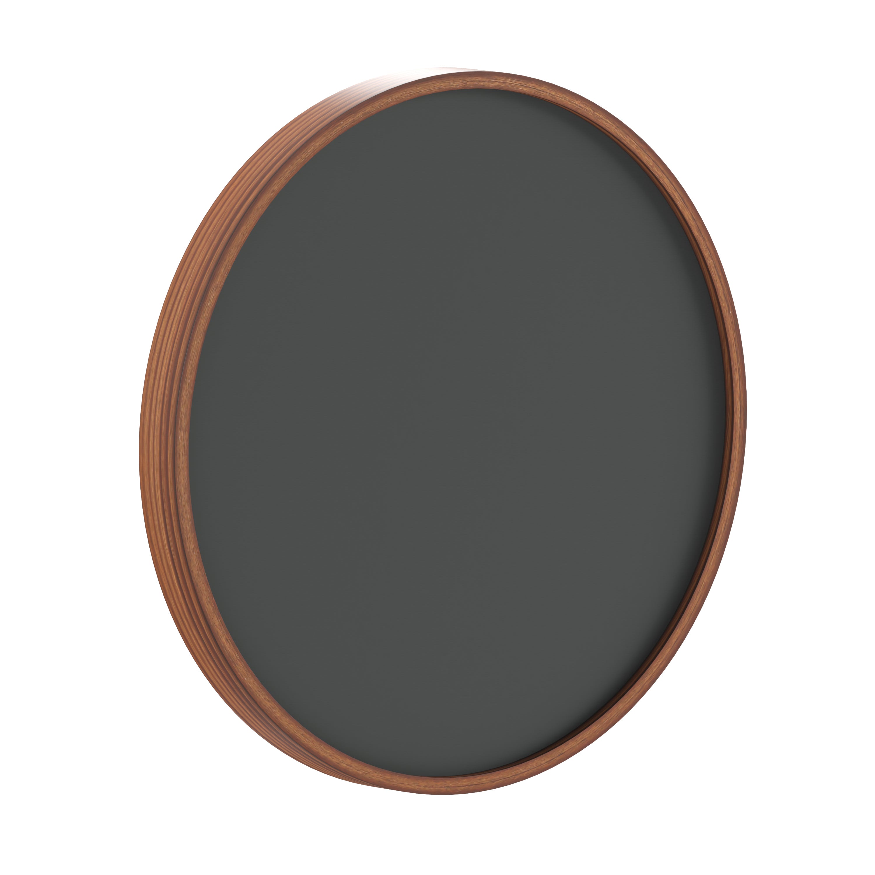 Canterbury 18" Round Wall Mounted Magnetic Chalkboard for Home or Business with Eraser and Chalk in Rustic Pine Wood Frame