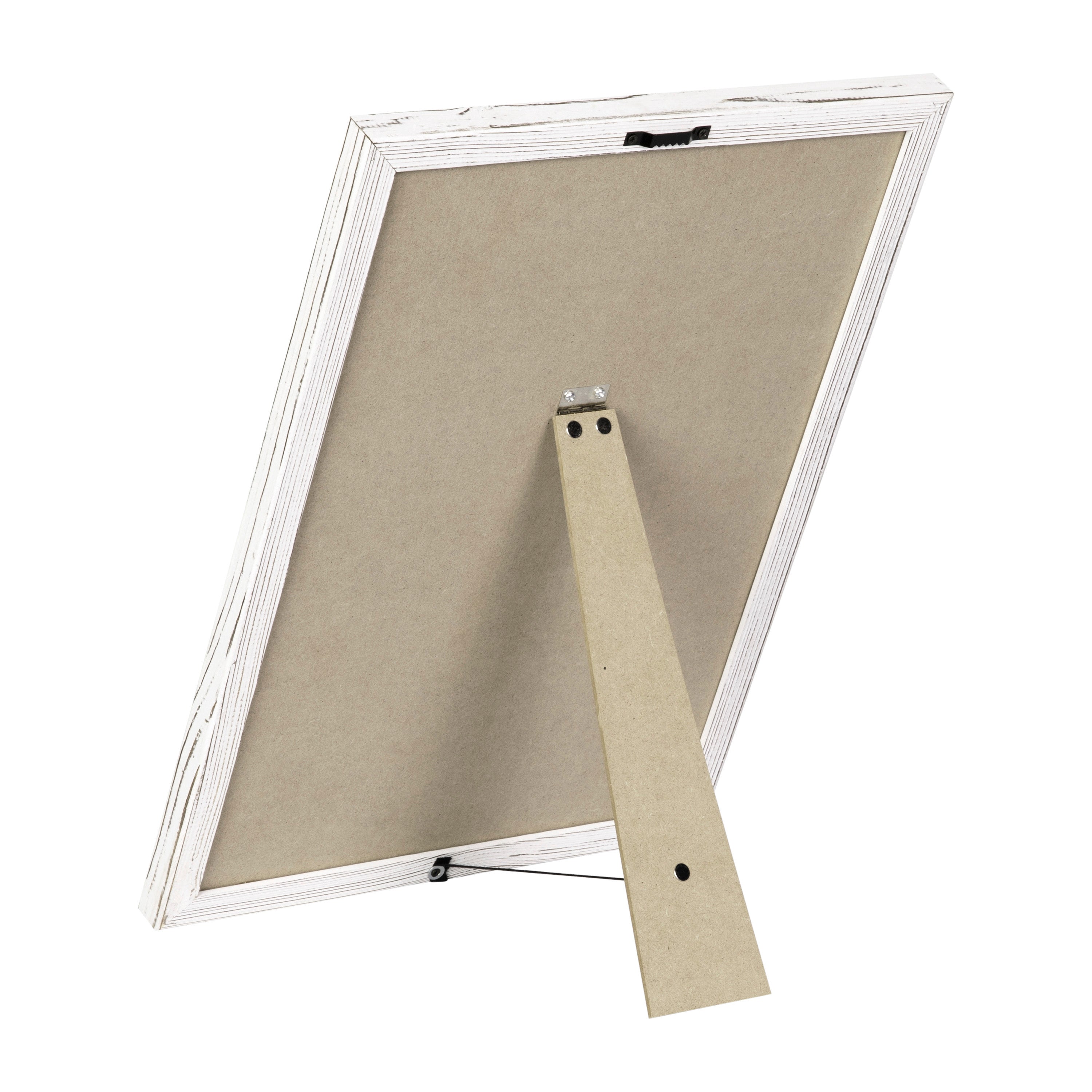 Gracie 12x17 Felt Letter Board with Wooden Frame, 389 PP Letters Including Numbers, Symbols and Icons, Canvas Carrying Case, White Wash/Gray Felt