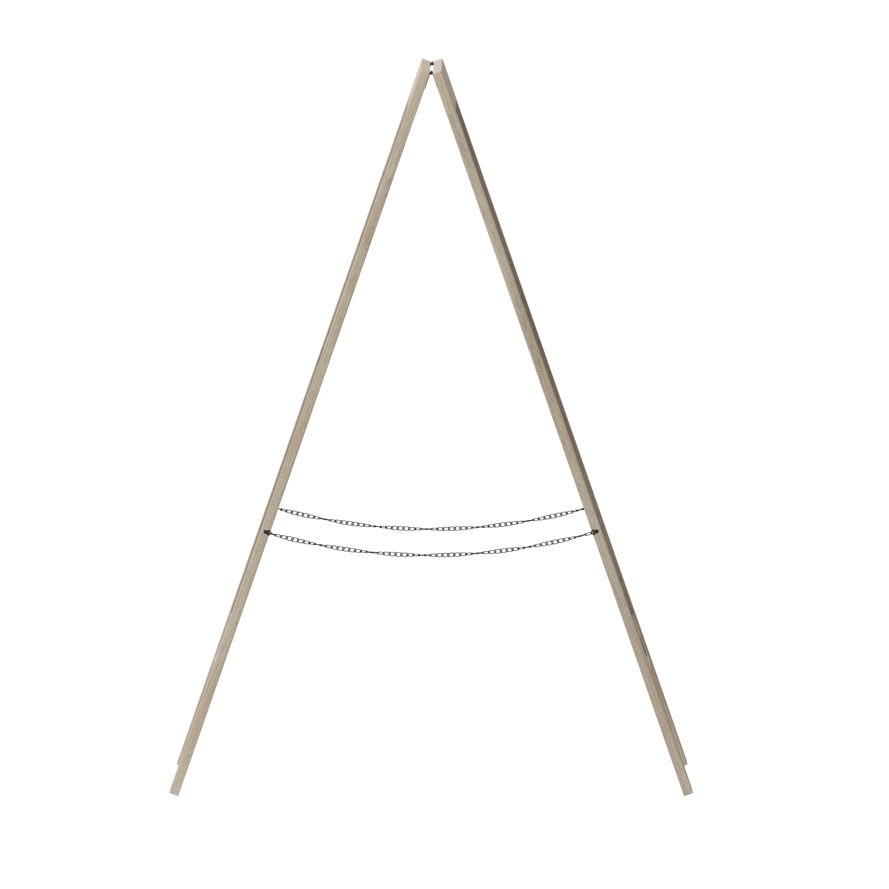 Canterbury 40" x 20" Vintage Wooden A-Frame Magnetic Indoor/Outdoor Chalkboard Sign, Freestanding Double Sided Extra Large Message Board, Weathered