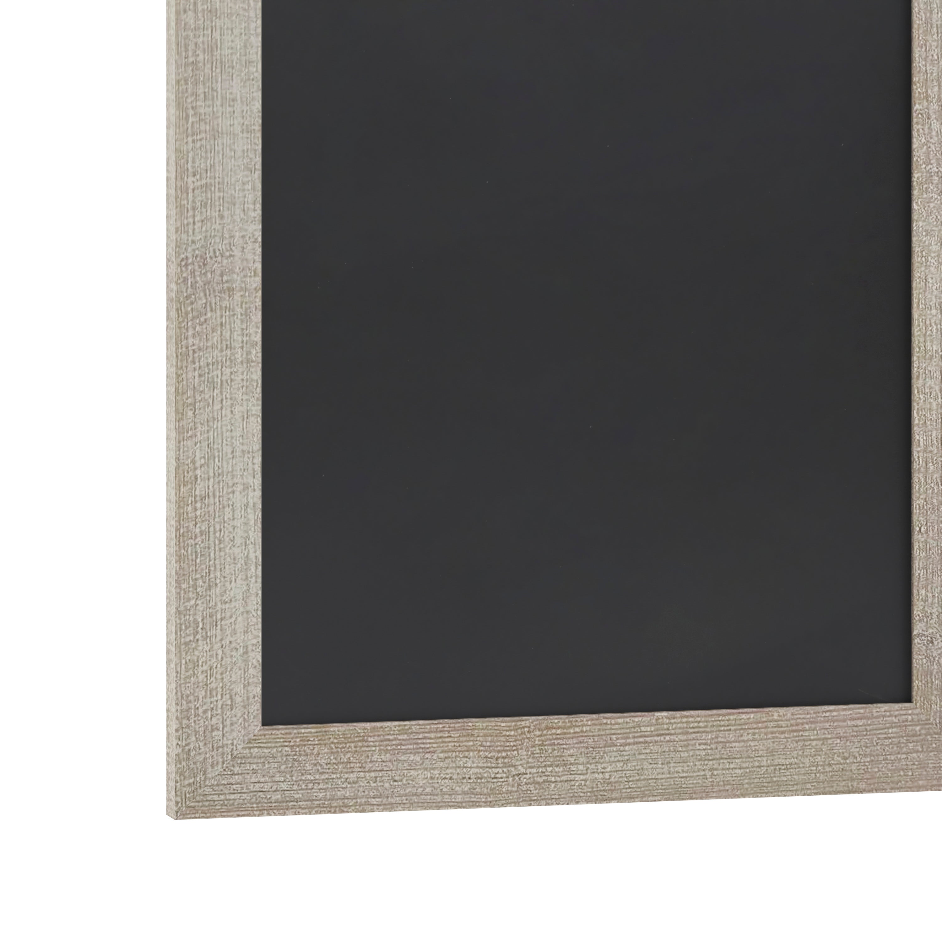 Canterbury 18" x 24" Weathered Wall Mount Magnetic Chalkboard Sign with Eraser, Hanging Wall Chalkboard Memo Board for Home, School, or Business