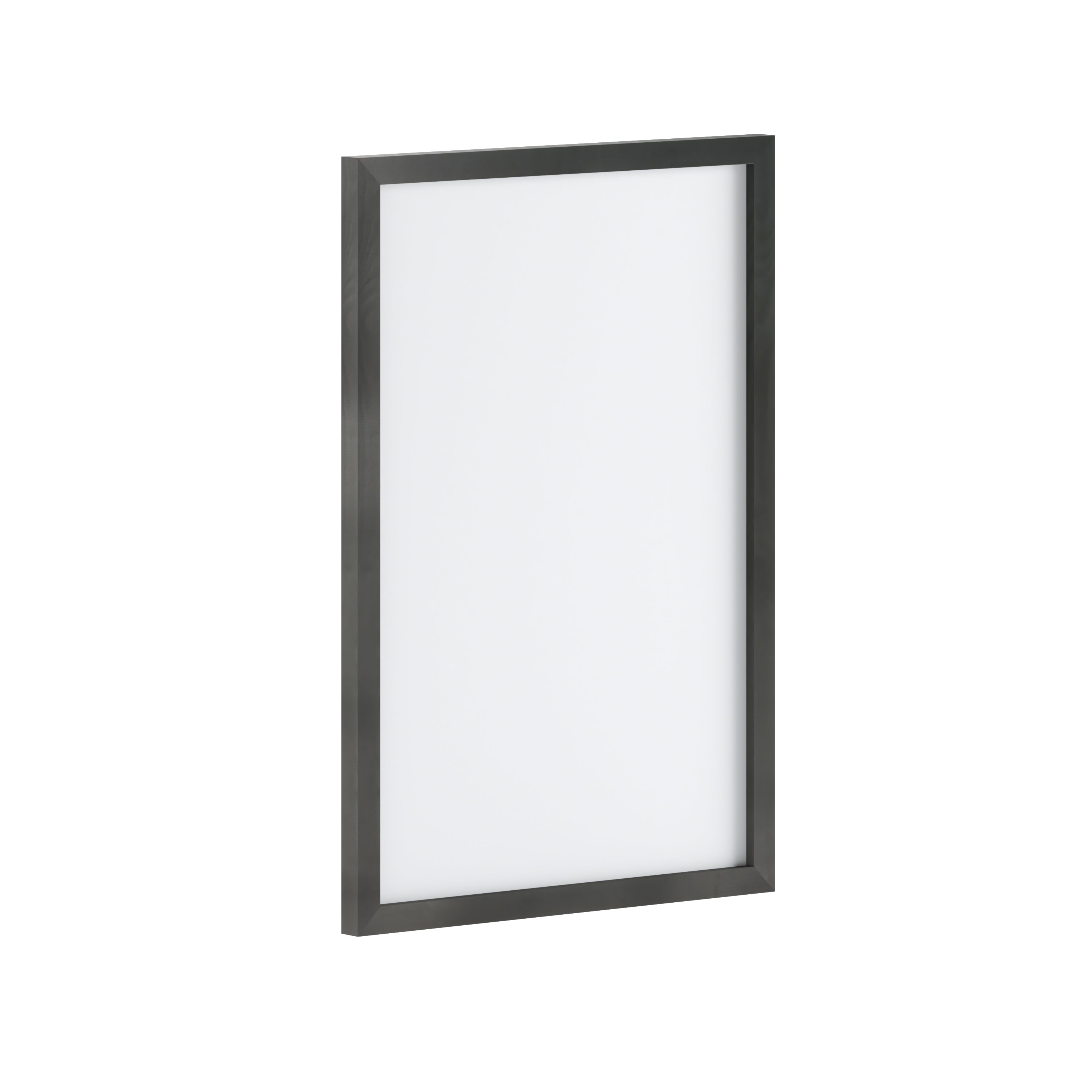Bristol 20x30 Wall Mount White Board with Included Dry Erase Marker, 4 Magnets, and Eraser for Home, School or Business in Black