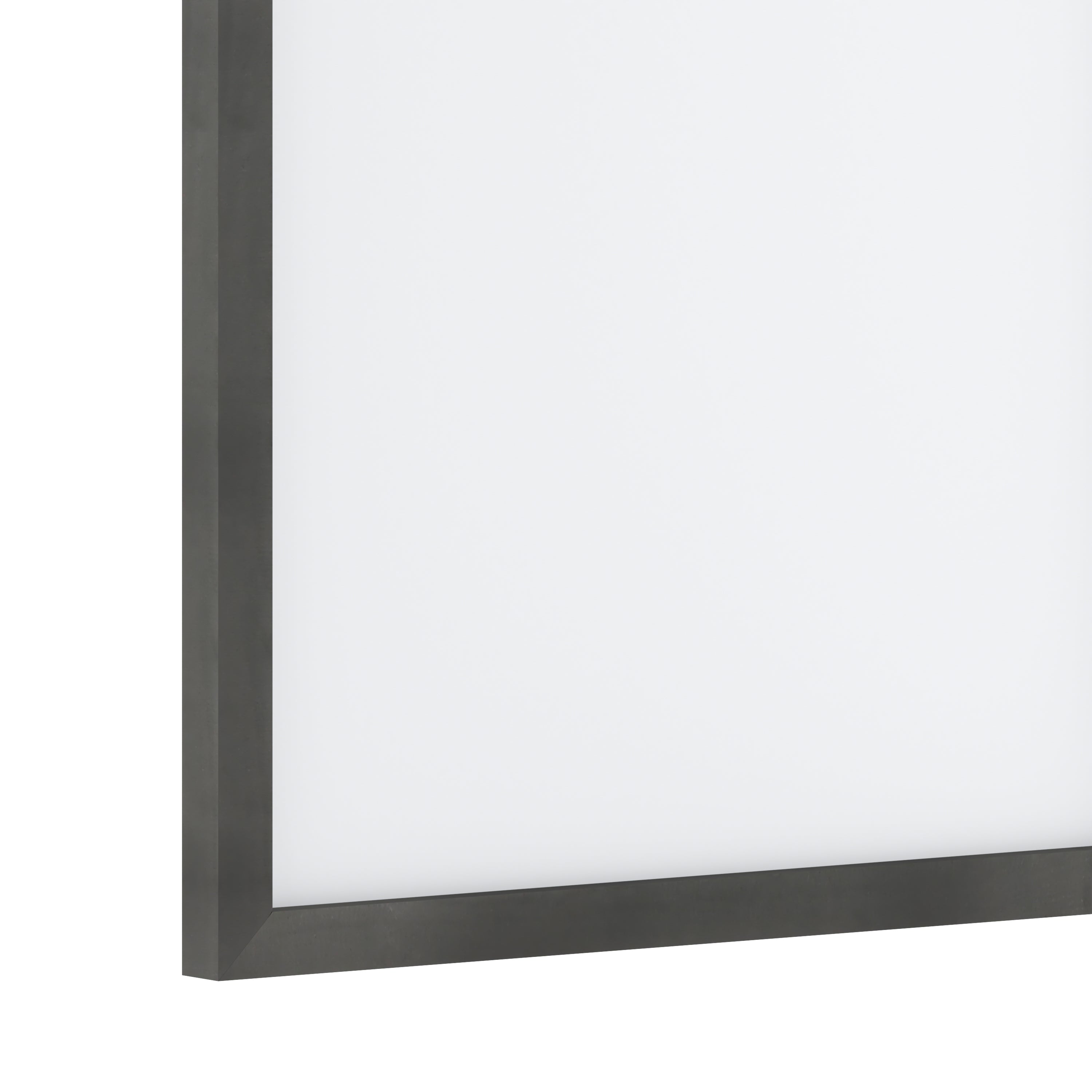 Bristol 20x30 Wall Mount White Board with Included Dry Erase Marker, 4 Magnets, and Eraser for Home, School or Business in Black