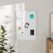 Bristol 20x30 Wall Mount White Board with Included Dry Erase Marker, 4 Magnets, and Eraser for Home, School or Business in Whitewashed