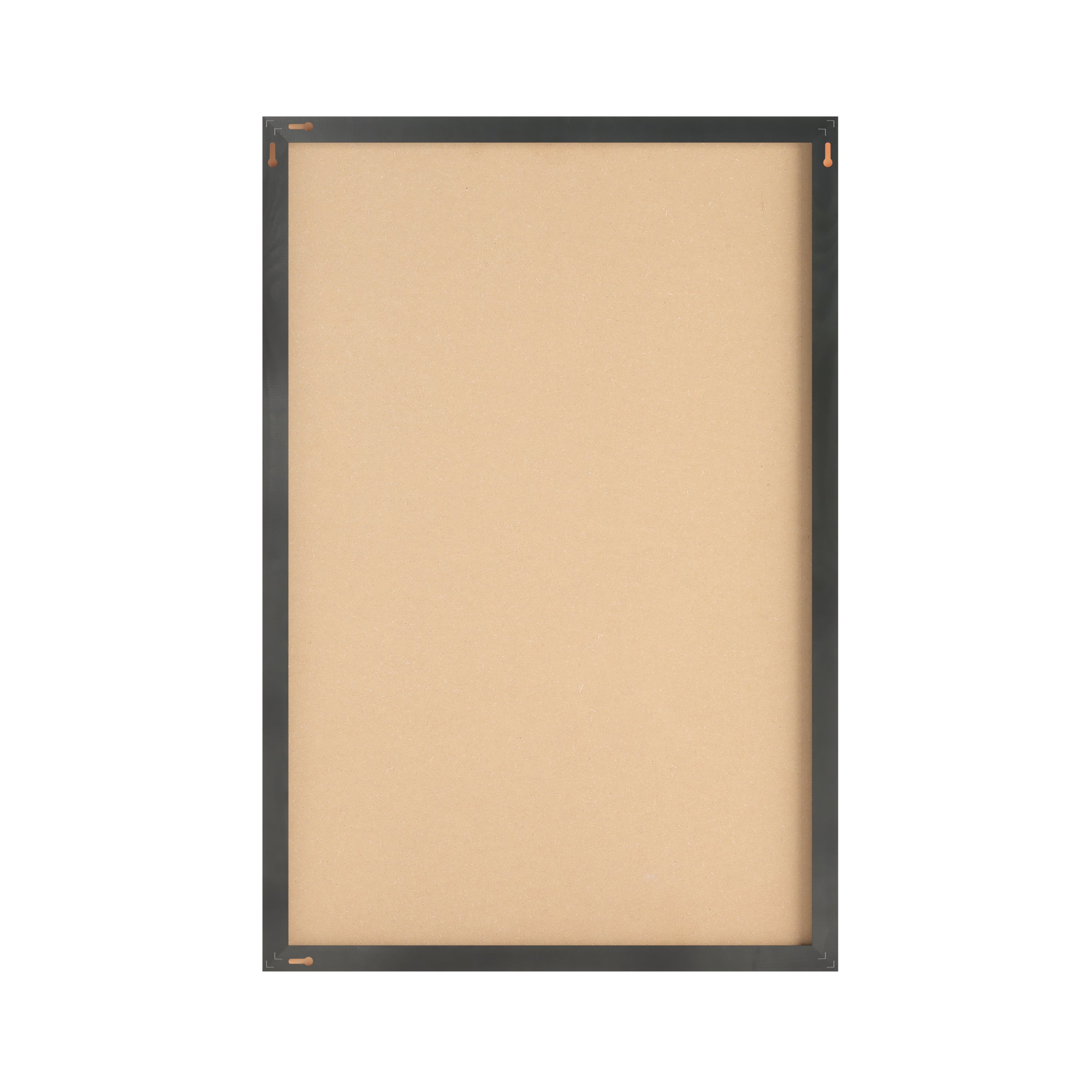 Bristol 24x36 Wall Mount White Board with Included Dry Erase Marker, 4 Magnets, and Eraser for Home, School or Business in Black