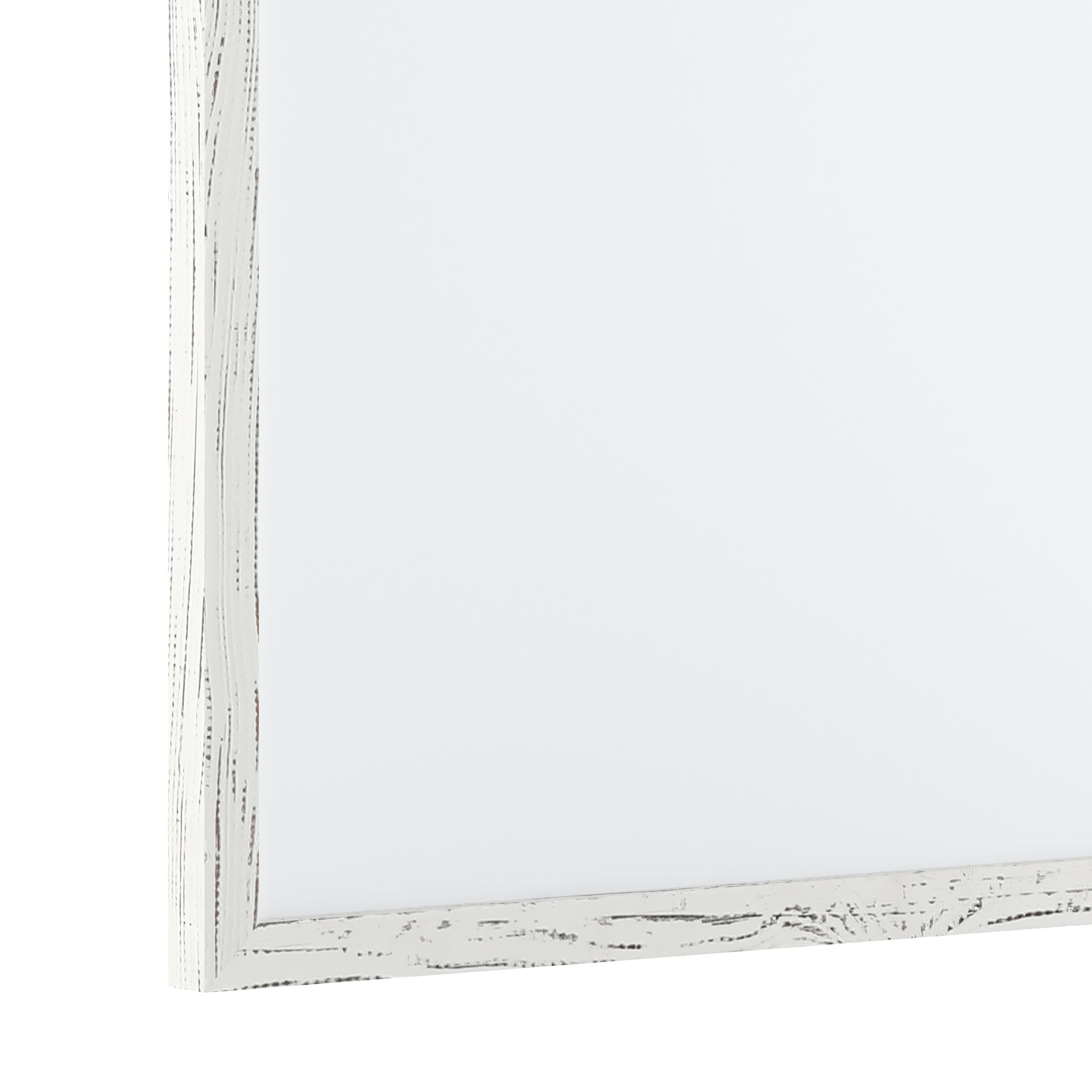Bristol 24x36 Wall Mount White Board with Included Dry Erase Marker, 4 Magnets, and Eraser for Home, School or Business in Whitewashed