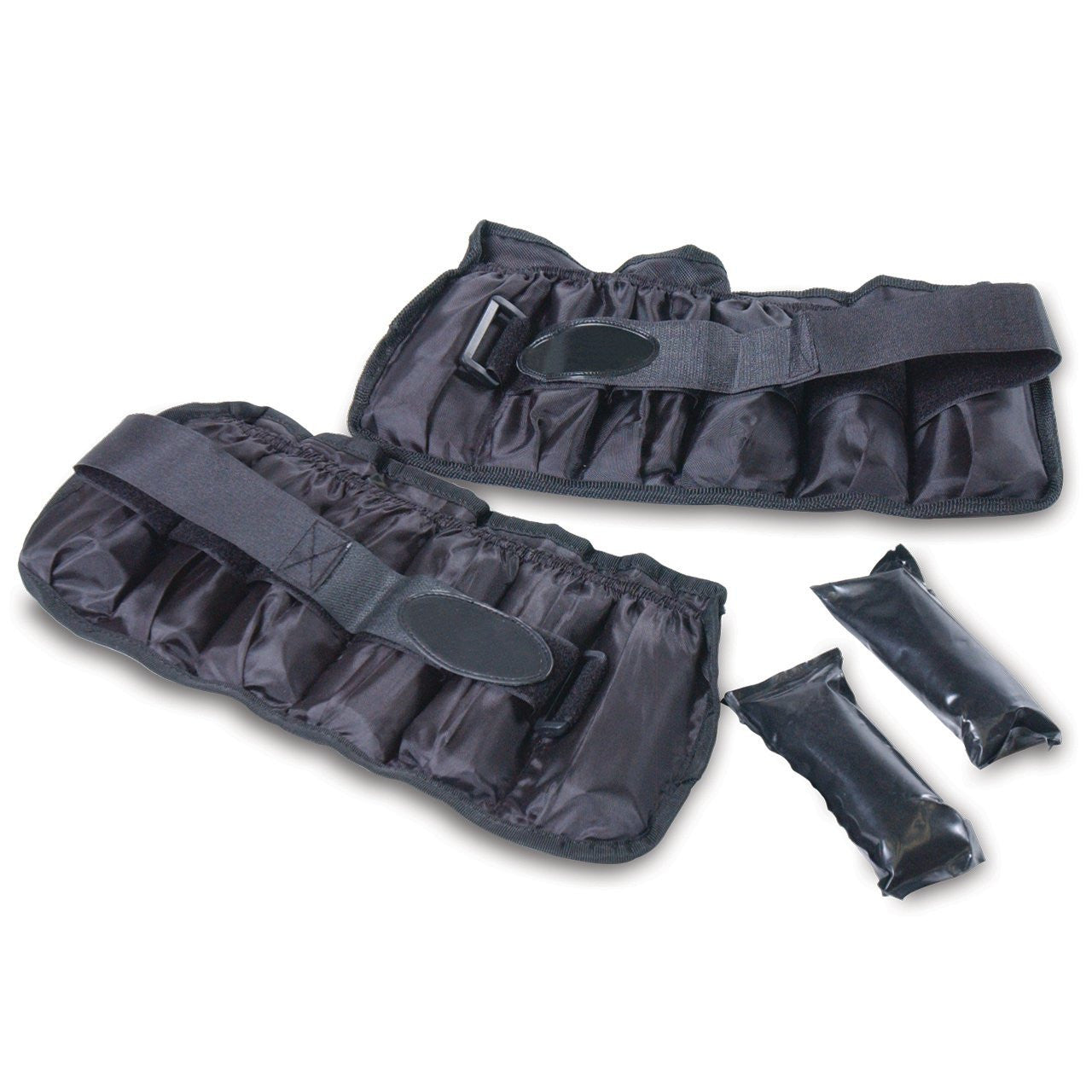 CAP 10 lb Pair Adjustable ankle weights; BLACK