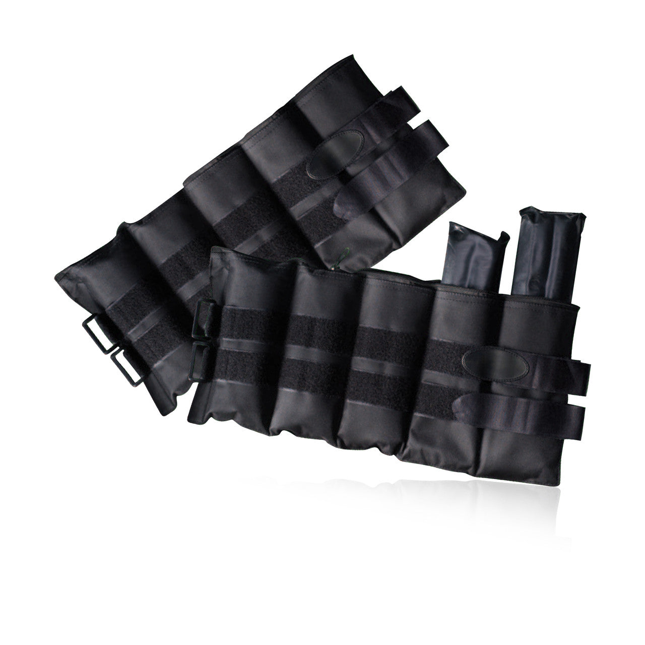 CAP 20 lb Pair Adjustable ankle weights; BLACK