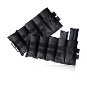 CAP 20 lb Pair Adjustable ankle weights; BLACK