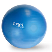 Tone Fitness Anti-Burst Gym Ball, Blue, 65 cm