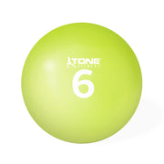CAP 6 lb Tone Fitness Soft Weighted Ball - Green