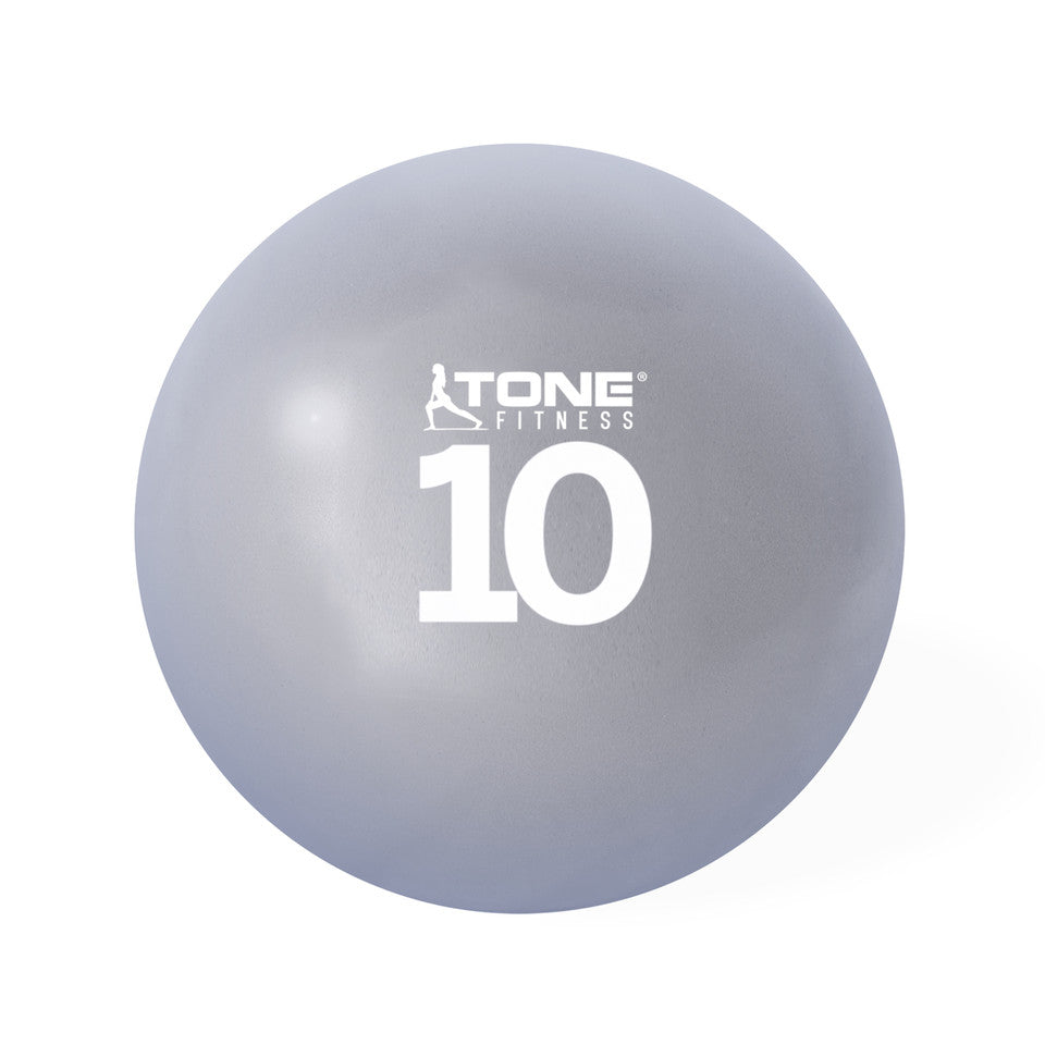 CAP 10 lb Tone Fitness Soft Weighted Ball - Green